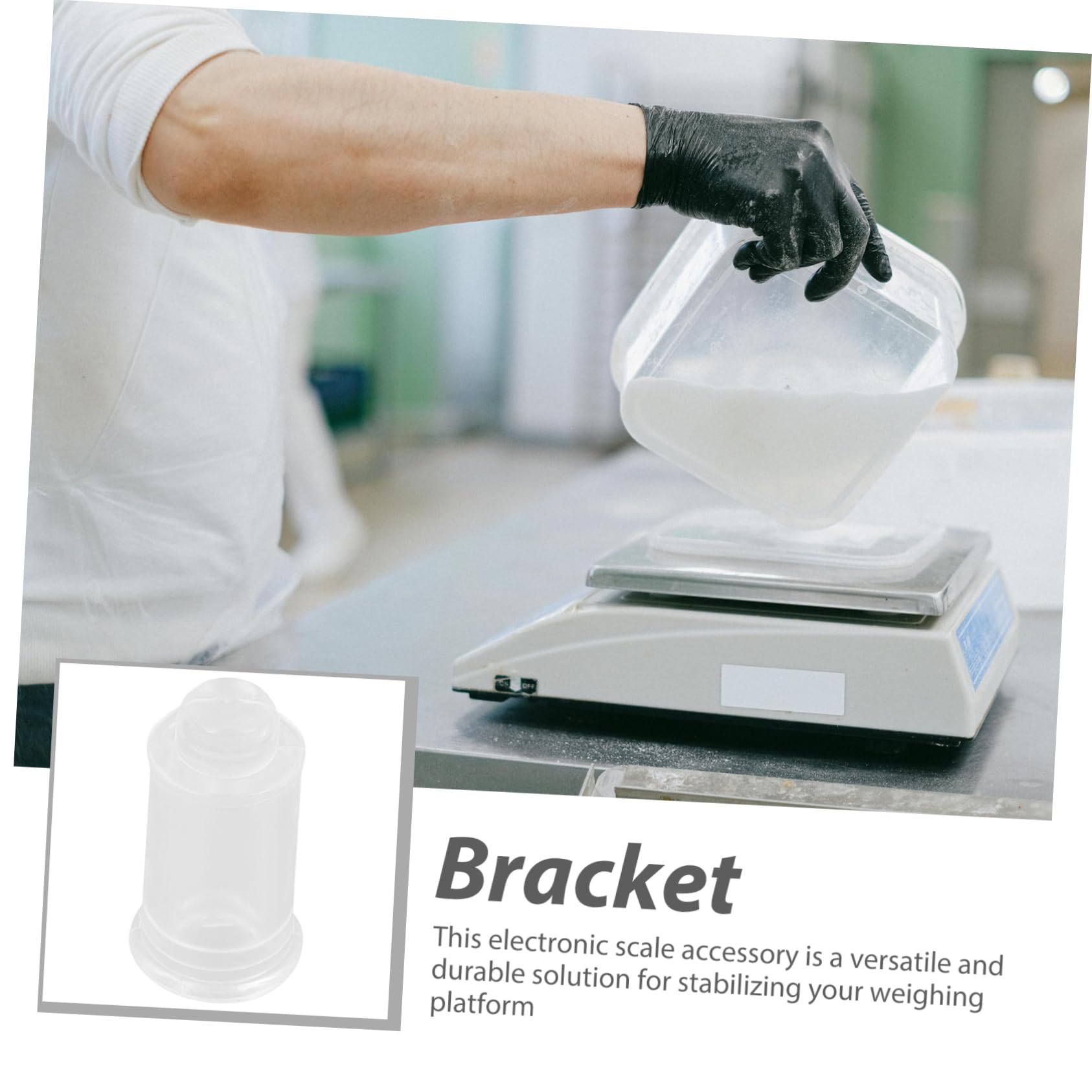 ABOOFAN 30kg Scale Pan Tray with Adjustable Leveling Feet - Heavy Duty Weighing Pan for Industrial & Kitchen Use - Perfect for Food Scales, Shipping Scales, and Laboratory Equipment