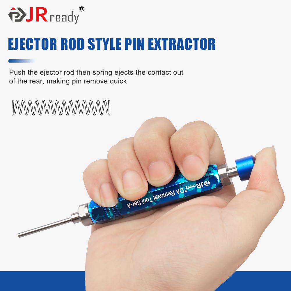 JRready ST5264 RT360 Pin Extractor Tool Kit - Professional Terminal Removal Tool for Amphenol RT360 Series Connectors (16#20# Contacts) - 2-Piece Set for Electrical Repairs & Automotive Wiring Applications