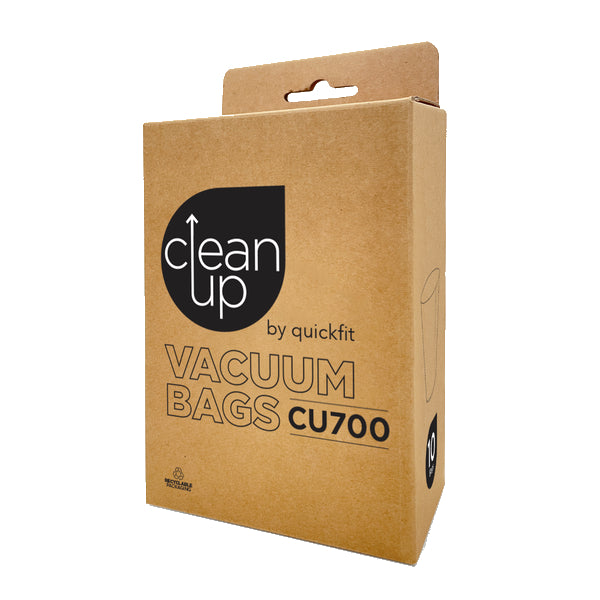 QuickFit CleanUp CU700 Trash Bags - Heavy Duty, Leak Proof, Scented for Odor Control - Perfect for Kitchen, Bathroom, Office & Outdoor Use