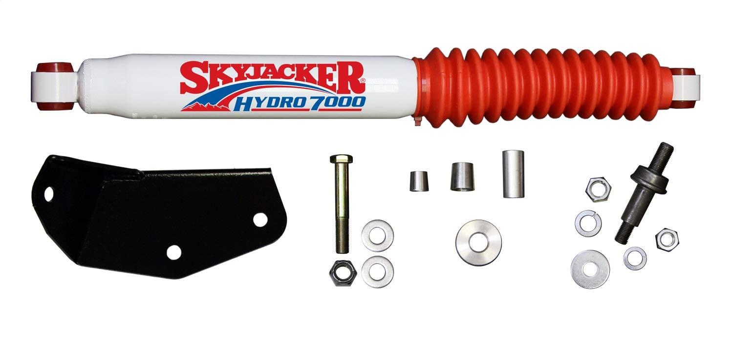 Skyjacker 7154 Heavy-Duty Steering Stabilizer Kit for Trucks & SUVs - Improves Handling & Reduces Vibration on Rough Terrain & Off-Road Adventures