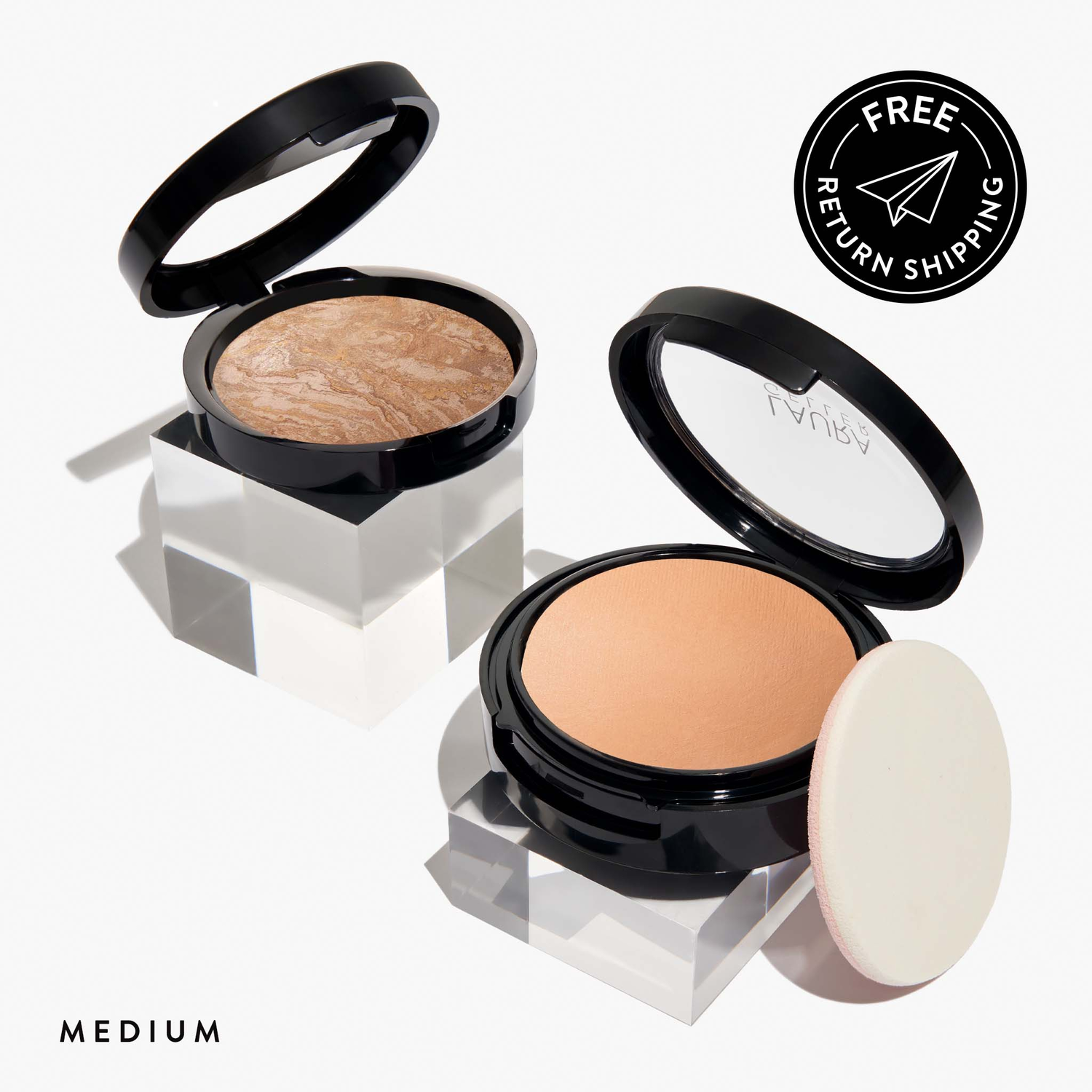 Lightweight Full Coverage Makeup Kit (2 PC) - Perfect for Everyday Wear & Flawless Finish