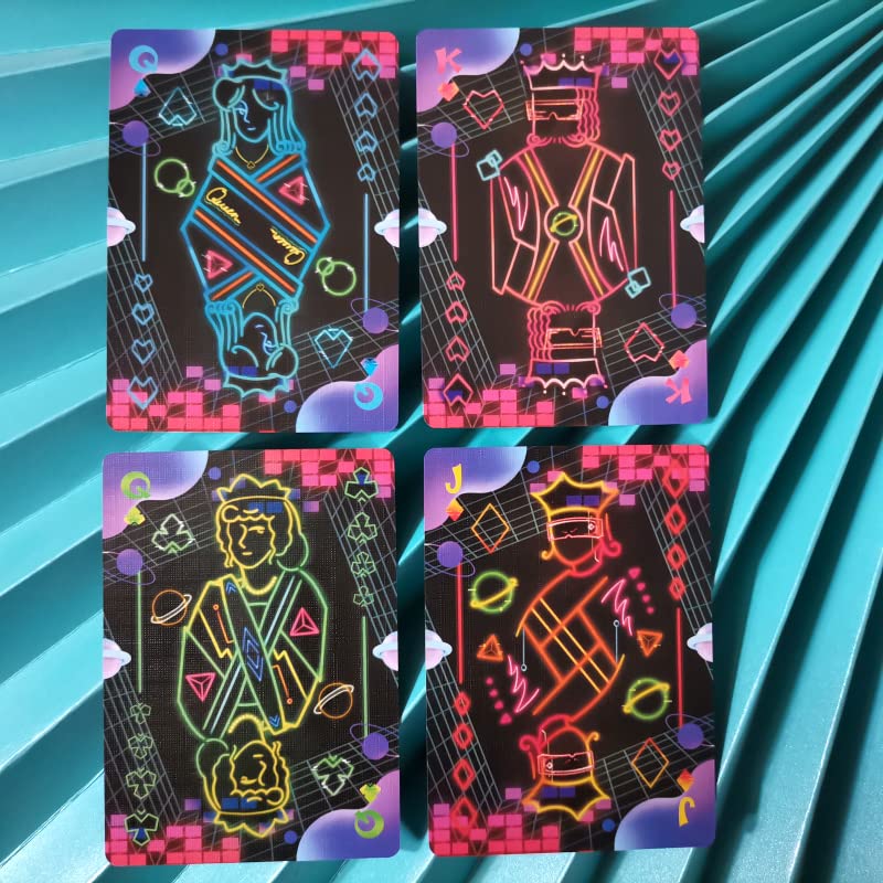 Saibo & Jiyuan Playing Cards - Premium Poker Card Deck for Kids & Adults - Fun Novelty Card Games for Parties, Family Gatherings & Game Nights
