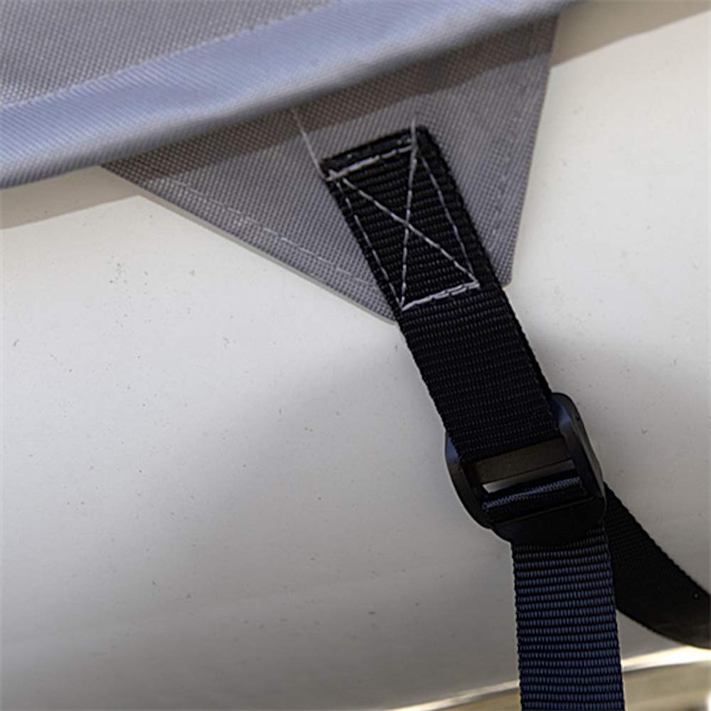 Premium Laser Dinghy Deck Cover - Custom-Fit, Waterproof & Breathable Sailboat Cover - Grey - Perfect for Boat Storage & Outdoor Protection