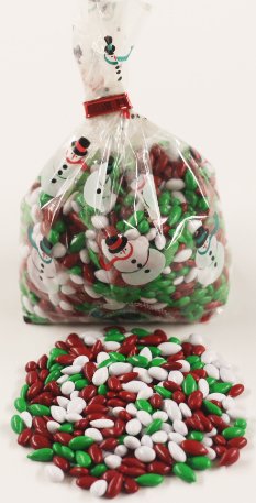 Scott's Cakes Christmas Mix Chocolate Covered Sunflower Seeds - 8 oz Snowman Bag - Holiday Snacks, Party Favors & Stocking Stuffers - Perfect for Christmas Gifts, Office Parties & Festive Gatherings