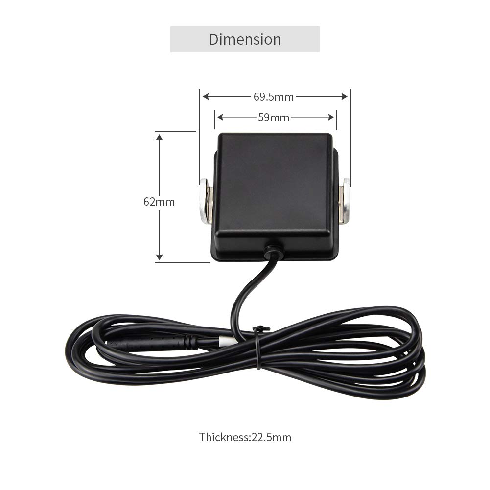 EasyGuard EBS001 24GHz Blind Spot Detection System with Microwave Sensor - Lane Change Alert & Driving Assistance for Cars (12V DC) | Enhanced Safety for Highway & Night Driving