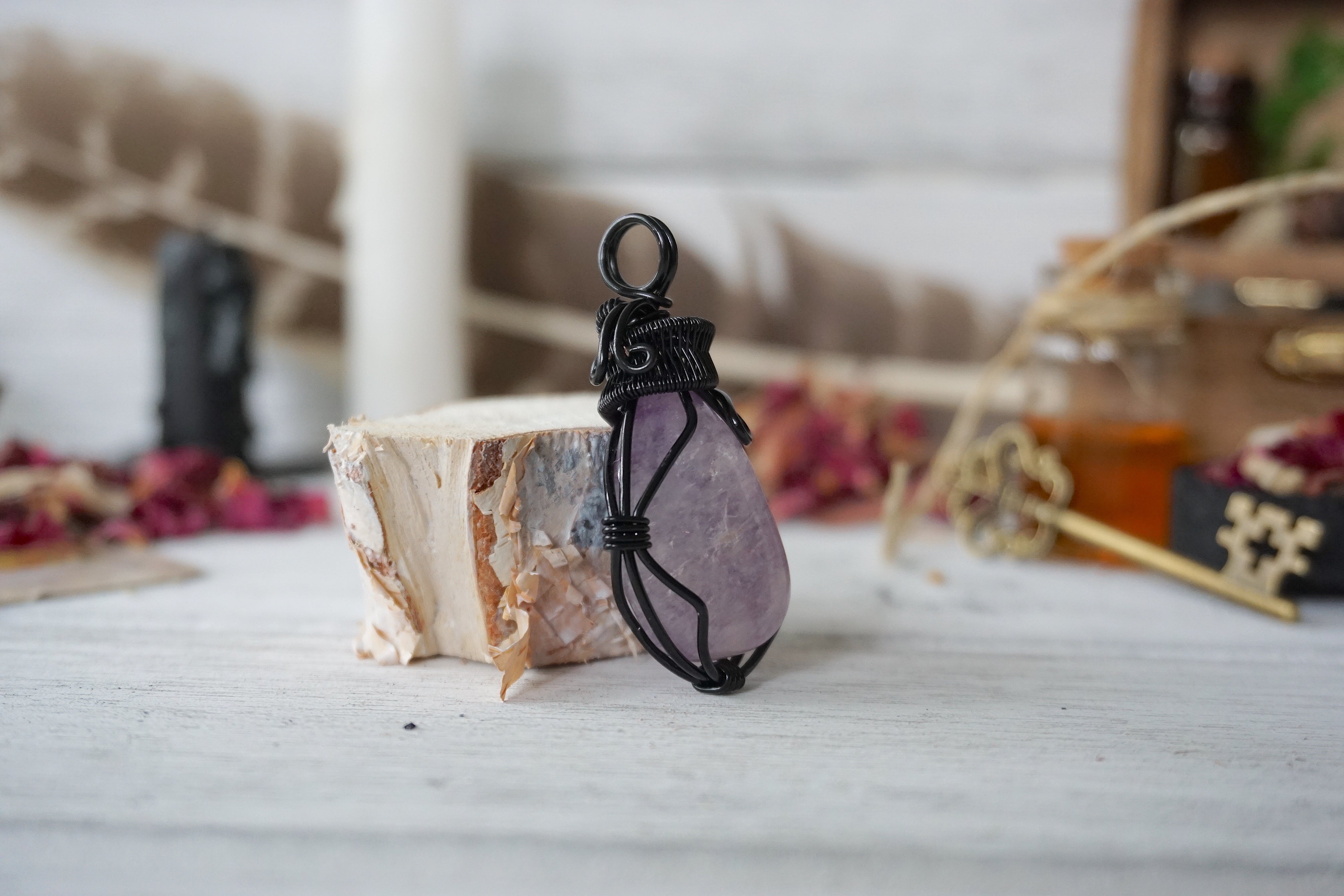 AURA FOUNDATION COLLECTION - Genuine Amethyst Crystal Necklace for Women, Healing Stone Jewelry for Meditation, Yoga & Spiritual Protection | Elegant Purple Gemstone Pendant Gift for Her
