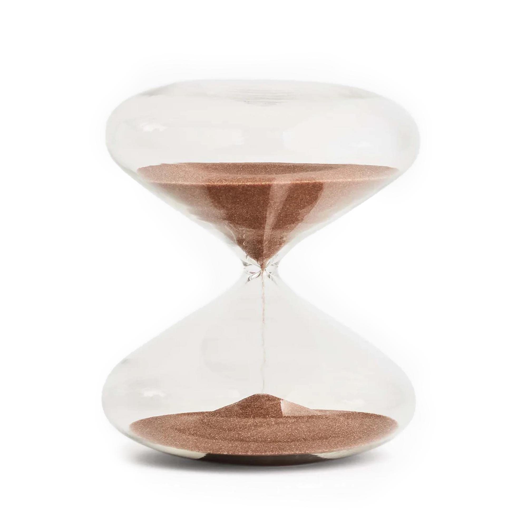 Mindful Focus 30-Minute Hourglass Sand Timer - Productivity Tool for Work & Study | Minimalist Desk Timer for Time Management | Decorative Gift (3.3 x 2.9 Inches) - Perfect for Meditation, Yoga, and Office Decor