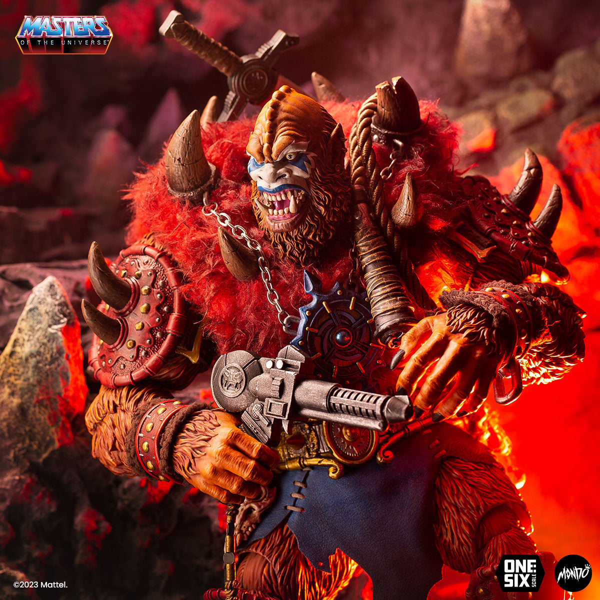 Masters of the Universe Beast Man 1/6 Scale Collectible Action Figure - Timed Limited Edition - Perfect for Display, Gifts, and He-Man Fans Collection