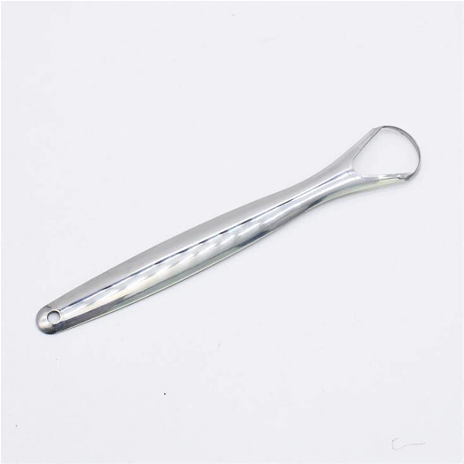 Stainless Steel Tongue Scraper for Fresh Breath - Oral Hygiene Tongue Cleaner with Ergonomic Handle, Dentist Recommended (Silver) | Perfect for Daily Dental Care & Bad Breath Prevention