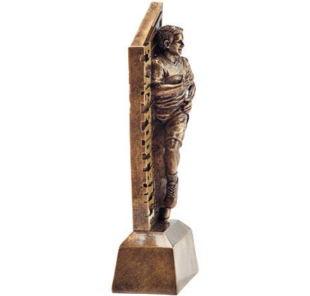 Custom 3D Resin Flag Football Trophy - 6.5