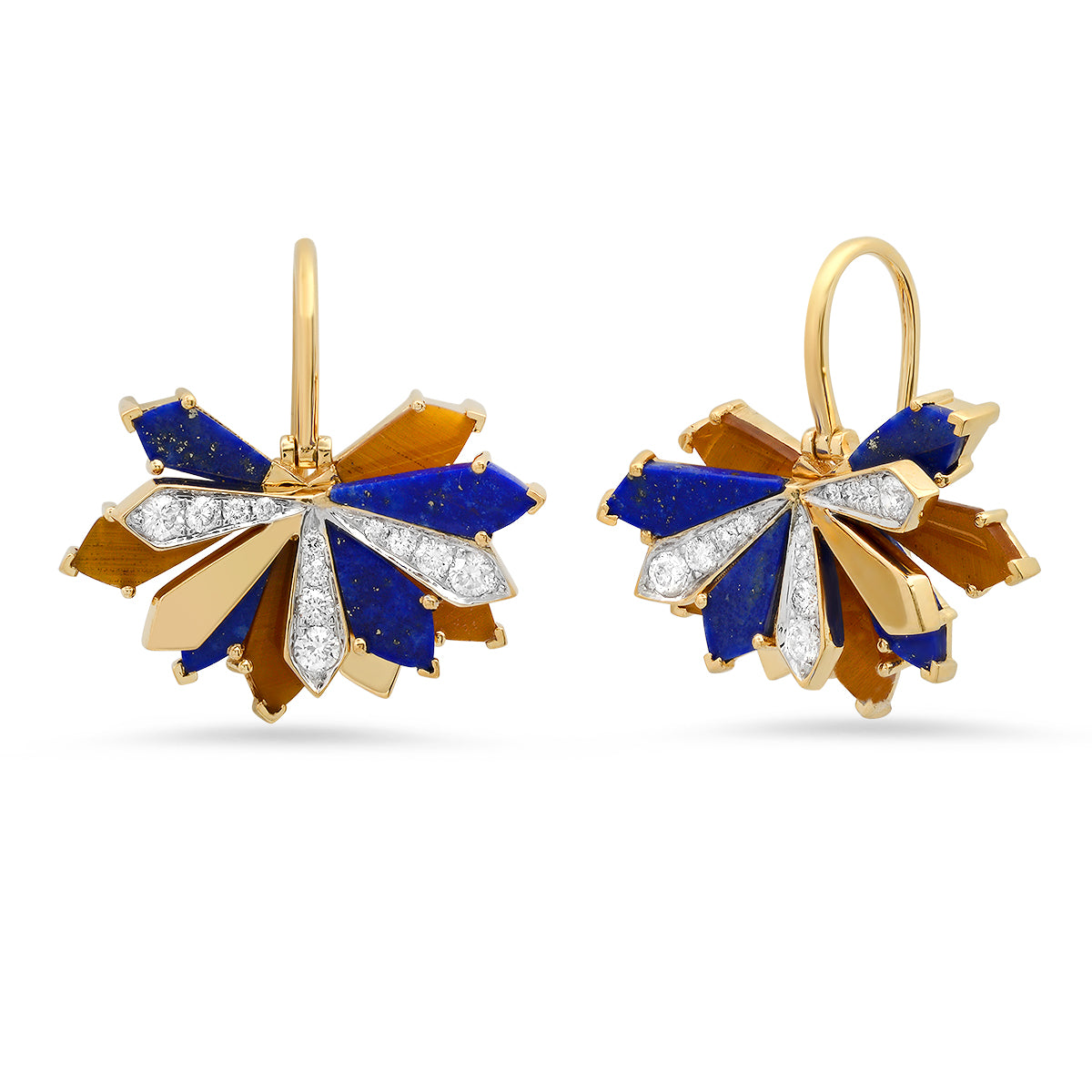 Stylish Penacho Fan Earrings Set - 3 Unique Combinations for Women | Boho Chic Accessories for Parties, Weddings & Festivals