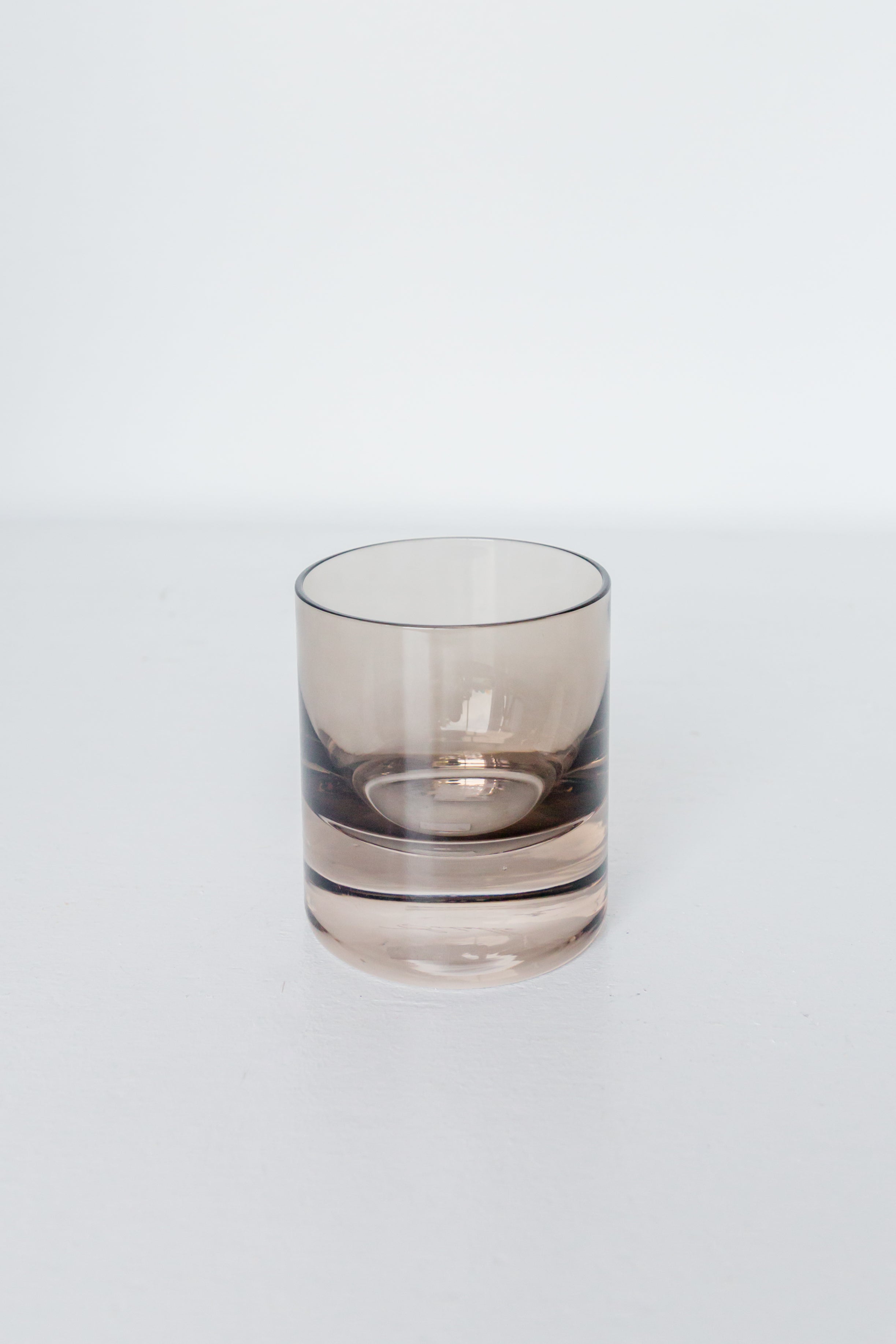 Estelle Colored Rocks Glass Set of 6 - Gray Smoke Whiskey Glasses for Cocktails, Bourbon & Scotch | Elegant Barware for Home Entertaining & Gifts