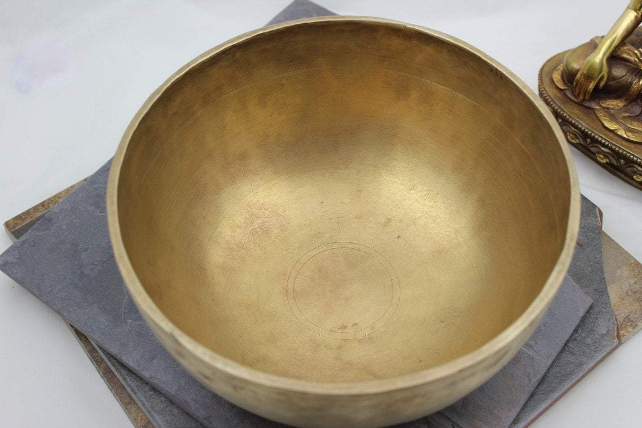9 Inch G4 397Hz Singing Bowl - Premium Handcrafted Meditation & Sound Healing Instrument for Yoga, Therapy, and Relaxation
