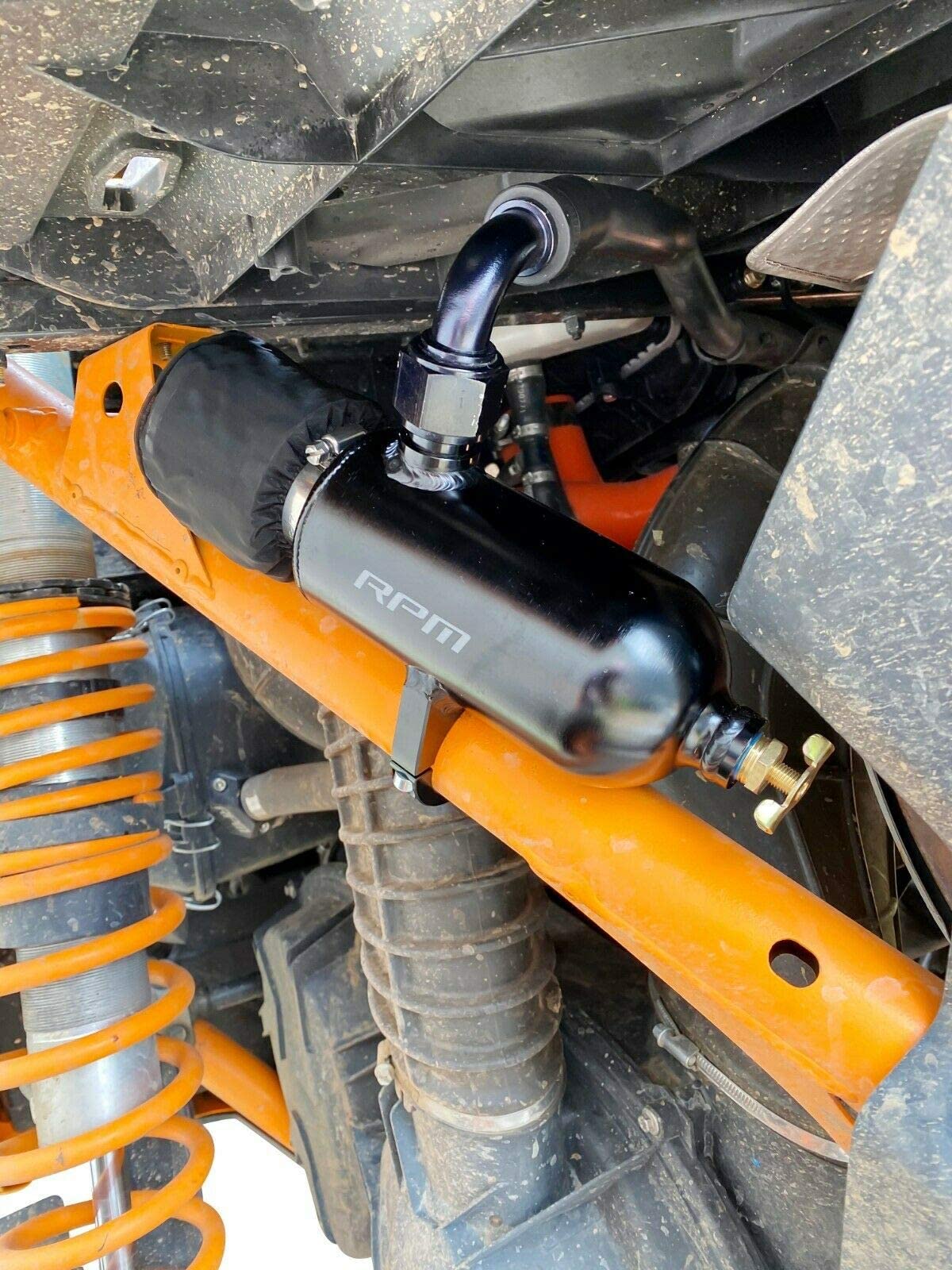 Can-Am Maverick X3 Turbo Oil Catch Can Kit by RPM - High Performance Billet Aluminum Catch Can for Turbocharged UTVs - Perfect for Off-Road Racing & Dune Bashing