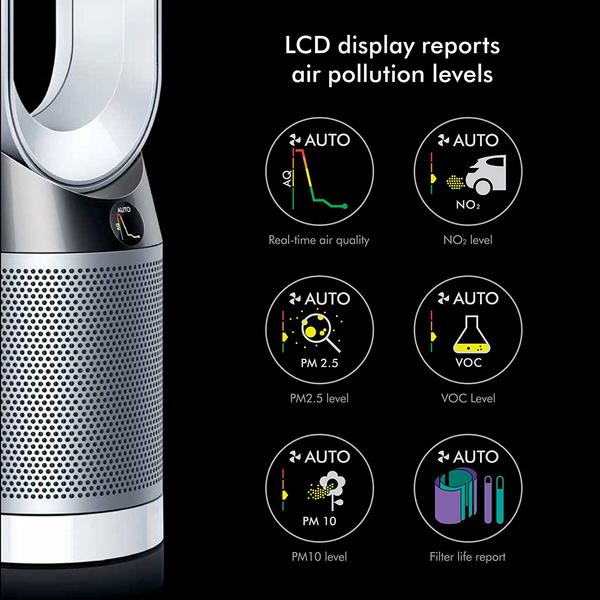 Refurbished Dyson TP04 Air Purifier Tower with Sensor - Excellent Condition & 1 Year Warranty | Official Dyson Outlet | Perfect for Bedrooms, Living Rooms & Offices
