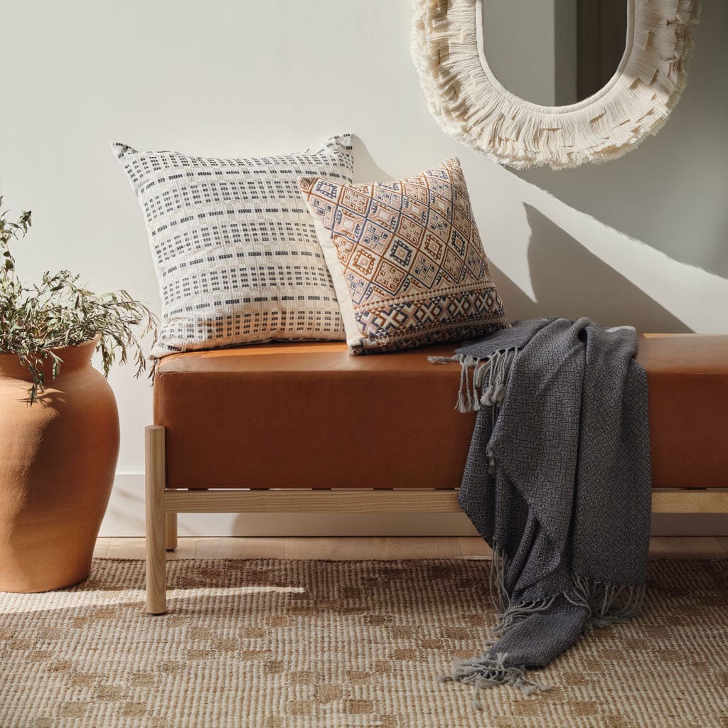 Jazba Handwoven Jute Area Rug - Natural Eco-Friendly Floor Mat for Living Room, Bedroom & Home Decor | Boho Chic Style