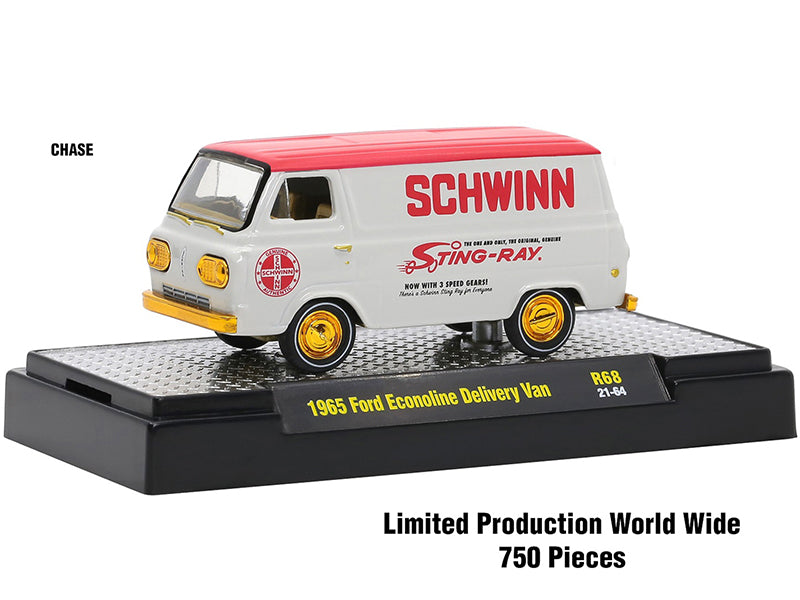 M2 Machines 1/64 Scale Diecast Model Cars - Auto Trucks 6-Piece Limited Edition Set (Only 8400 Worldwide) in Display Case - Perfect for Collectors, Gift Giving & Home/Office Decor