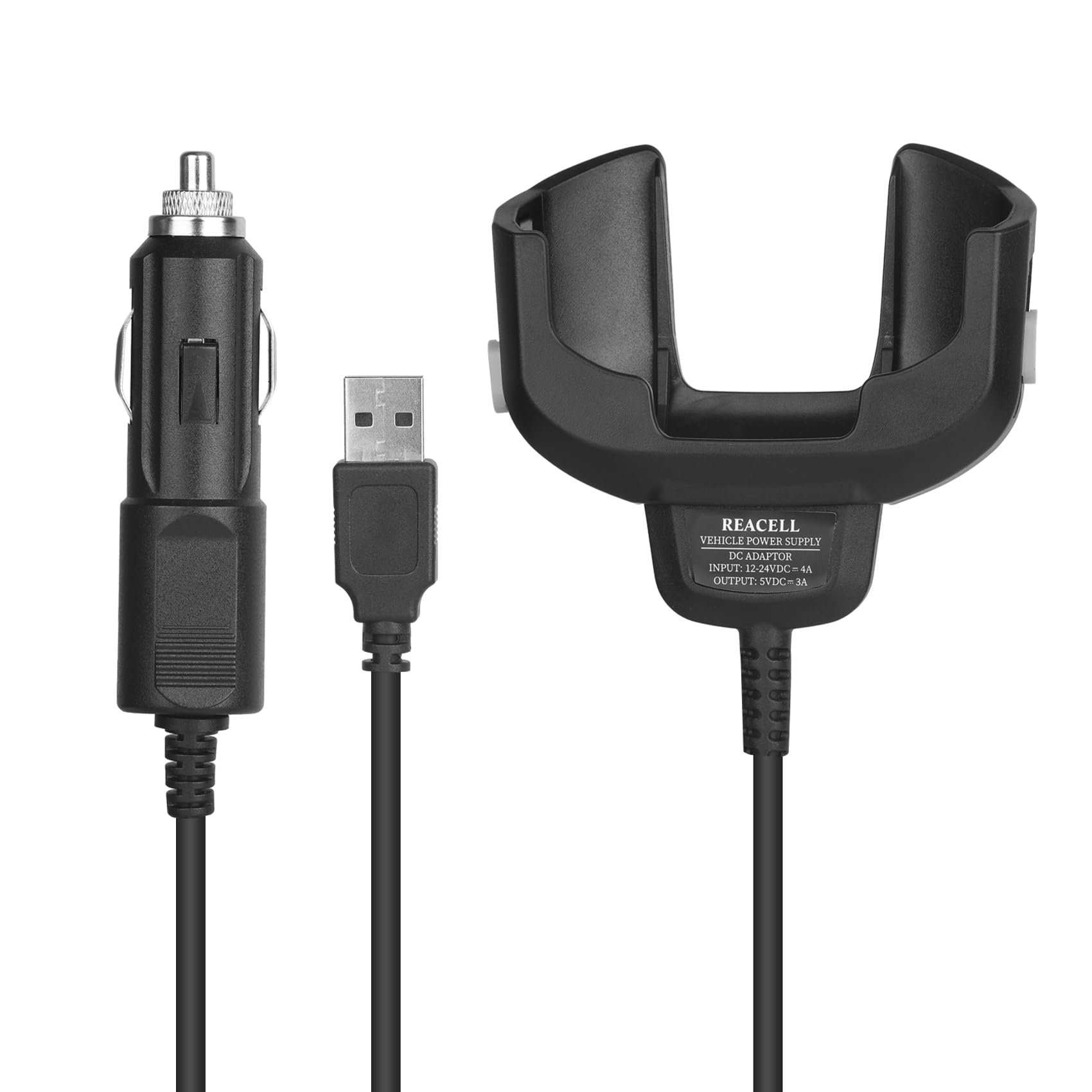 2-in-1 USB Car Charger for Zebra TC70 TC70X TC72 TC77 Handheld Scanners | Fast Charging Replacement for CBL-TC7X-USB1-01 | Perfect for Warehouse, Retail & Logistics Professionals