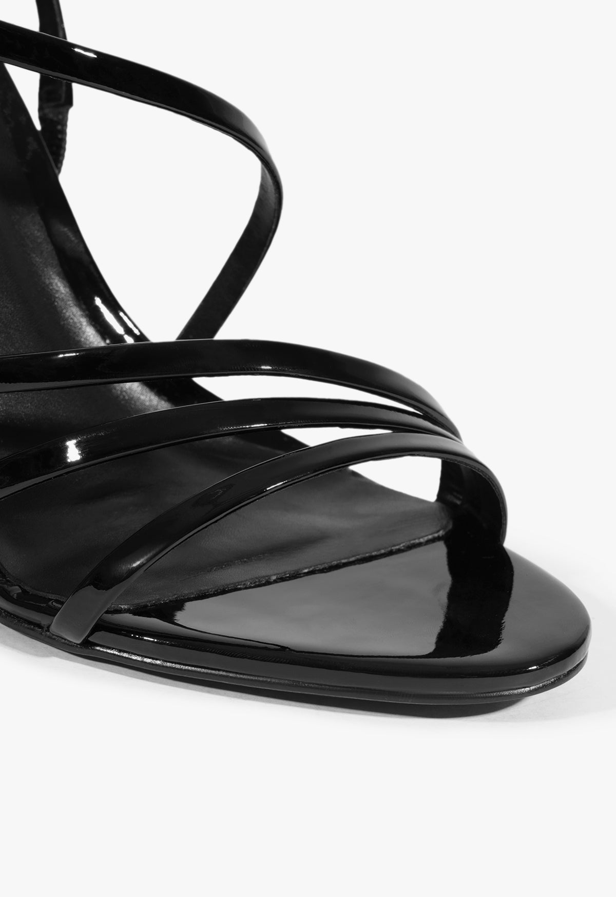 Annie Patent Leather Sandals with 2.5 Inch Heel - Women's Comfortable Dress Sandals for Weddings, Parties & Summer Outings (Style S0206603070002)