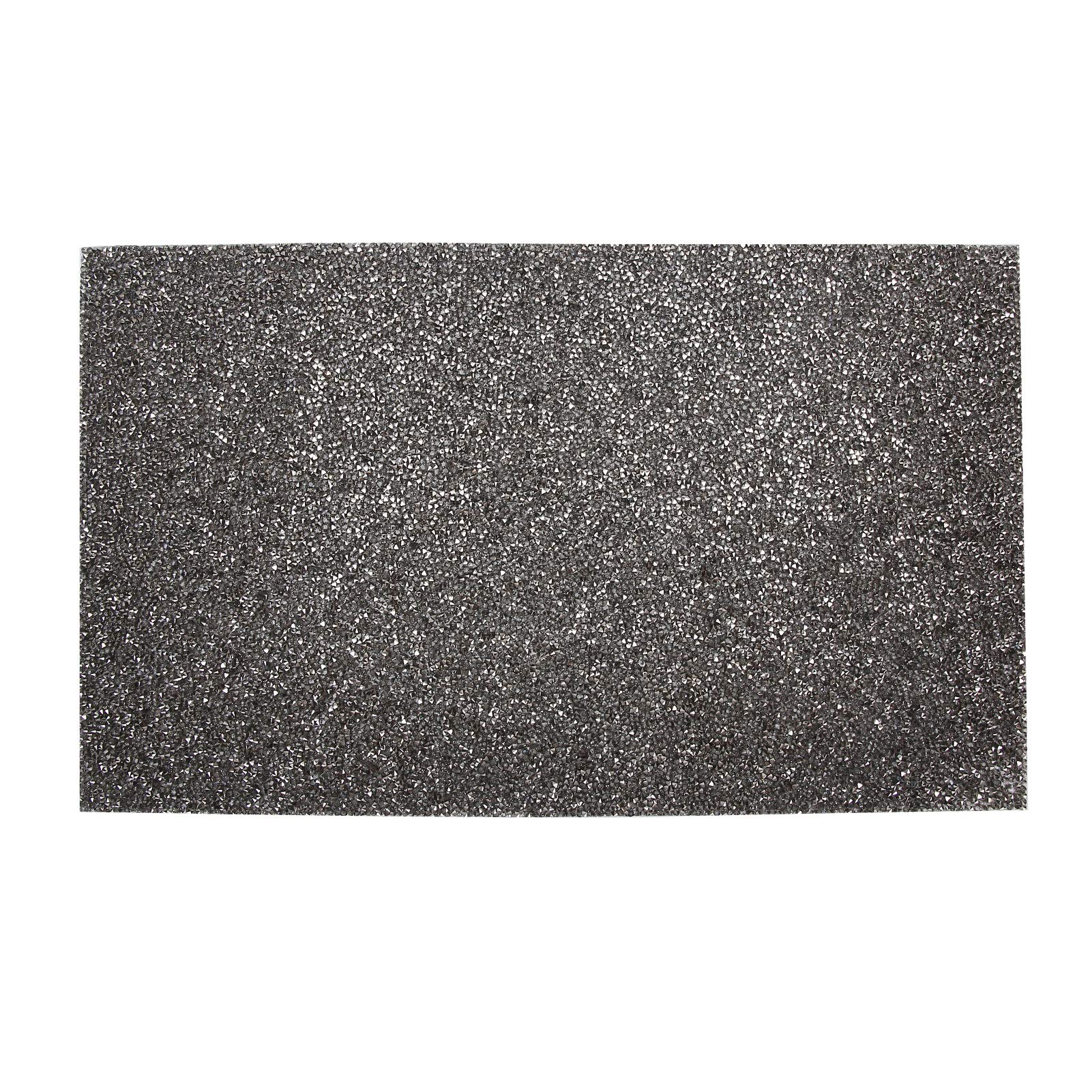 Shiny Nail Art Hand Pad - Foldable Salon Practice Desk Mat for Manicure & Nail Decoration (Black) | Perfect for Nail Techs, DIY Manicures & Professional Nail Salon Training
