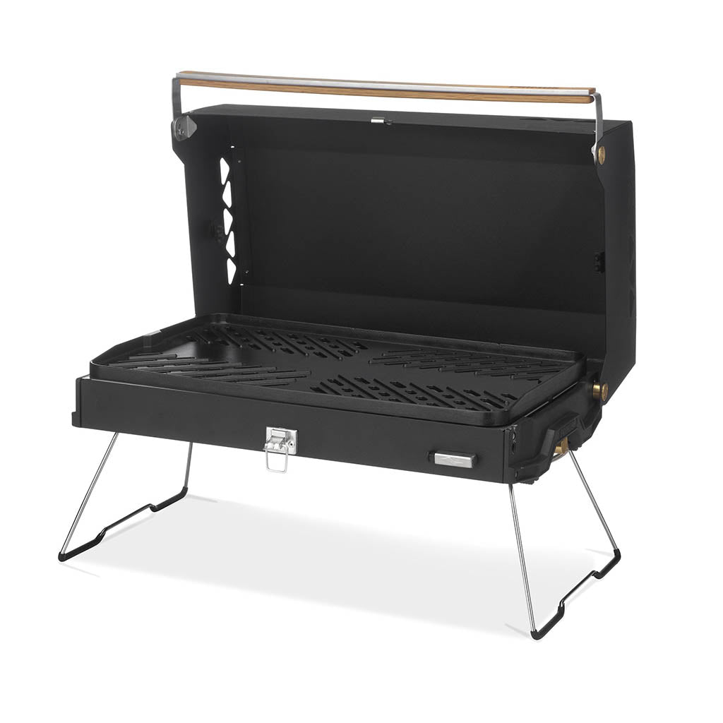 Kuchoma Premium Black Charcoal Grill - Portable BBQ Grill for Outdoor Cooking, Camping, Picnics & Backyard Parties