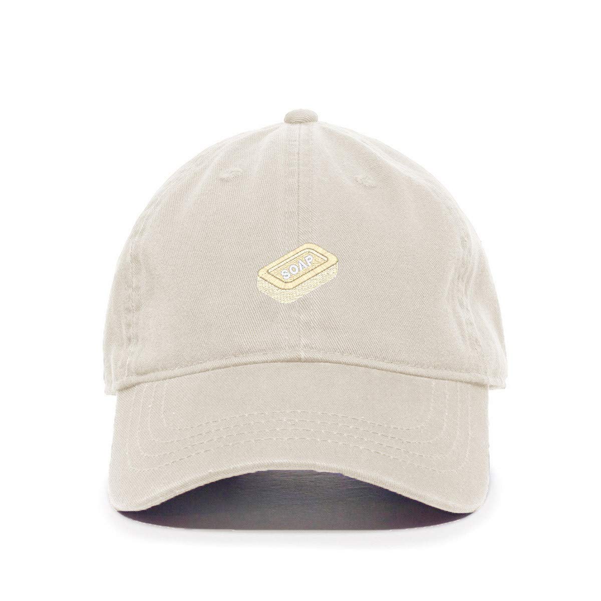 Baseball Cap with Hand Soap Embroidery - Adjustable Cotton Dad Hat for Men - Perfect for Baseball Games, Outdoor Activities & Casual Wear