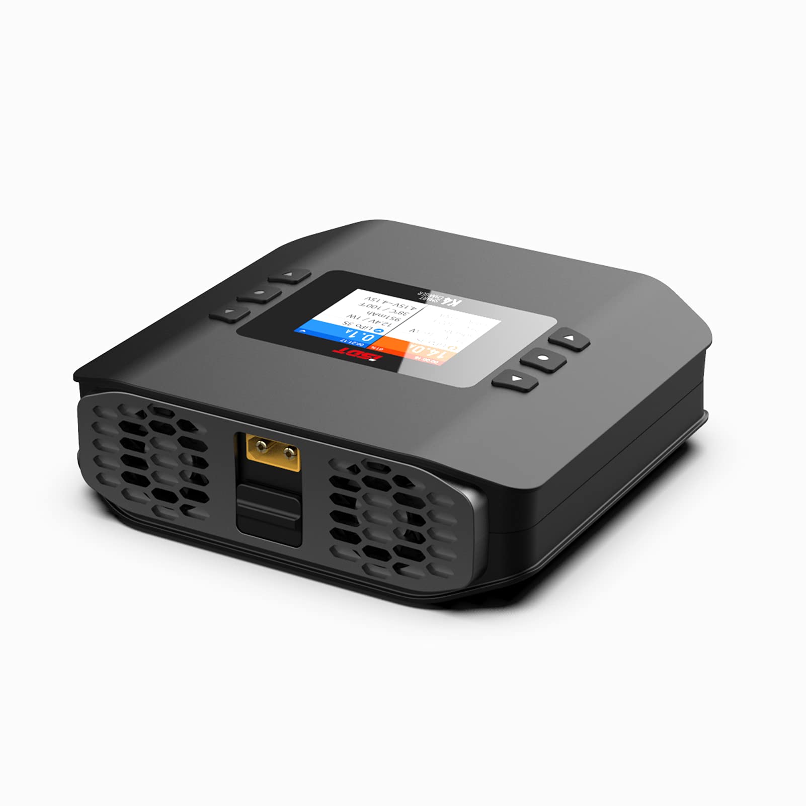 ISDT K4 Smart Battery Charger Discharger - 1-8S AC 400W DC 600Wx2 for LiFe, Li-ion, LiPo, LiHV, Pb & NiMH Batteries | Perfect for RC Cars, Drones, and DIY Electronics Projects