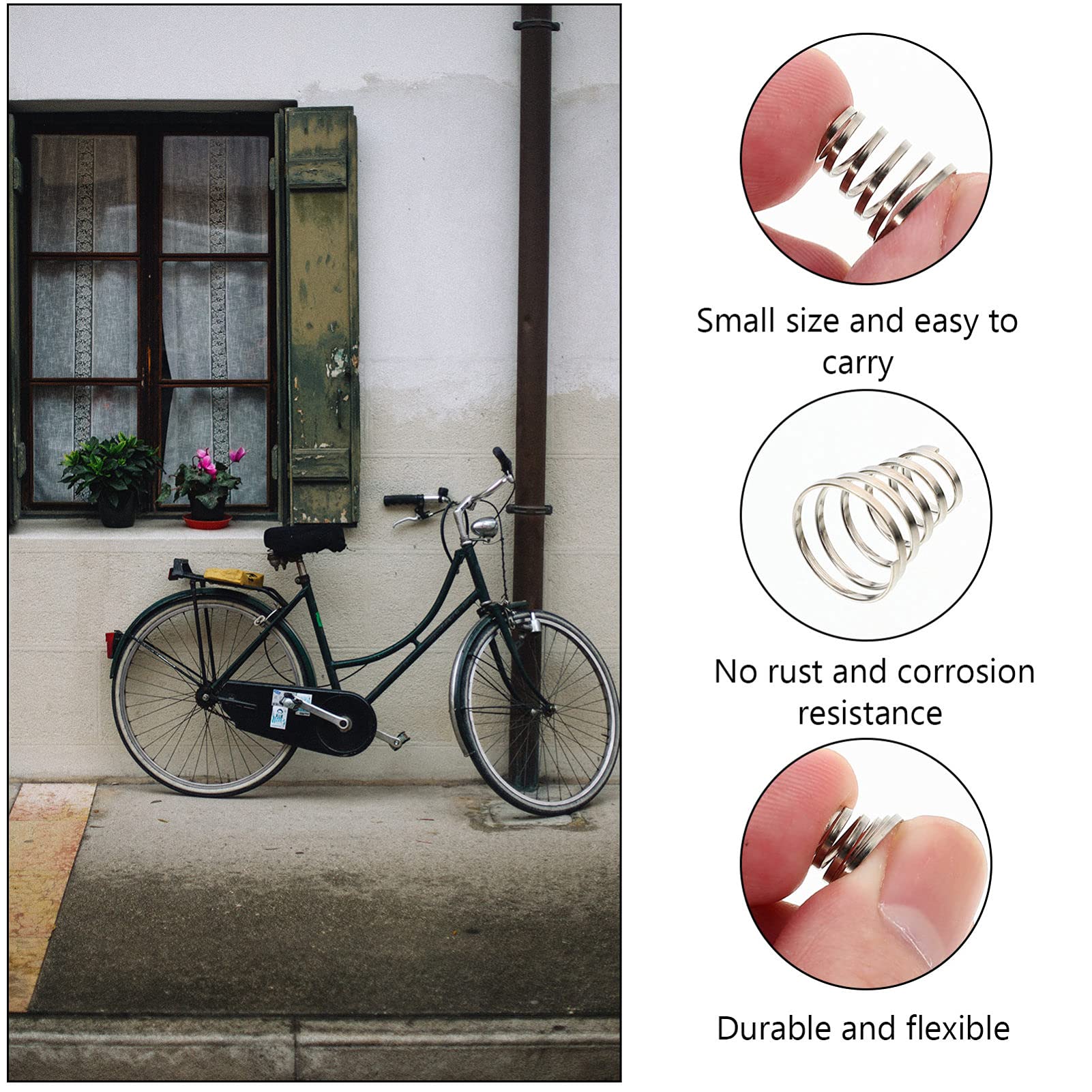 48 Pcs Quick Release Lever Spring Bike Wheel Hubs Replacement - Universal Bike Accessories for Mountain & Road Bikes - Perfect for Cycling, Commuting & Bike Maintenance
