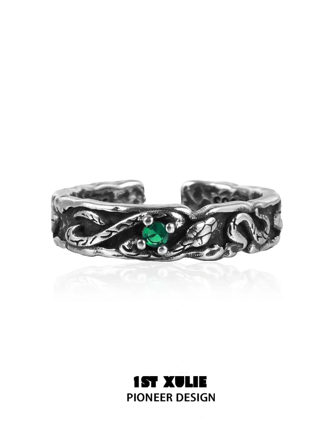 S925 Sterling Silver Zircon Snake Bite Couple Rings for Women & Men - Perfect for Anniversary Gifts, Valentine's Day & Romantic Occasions