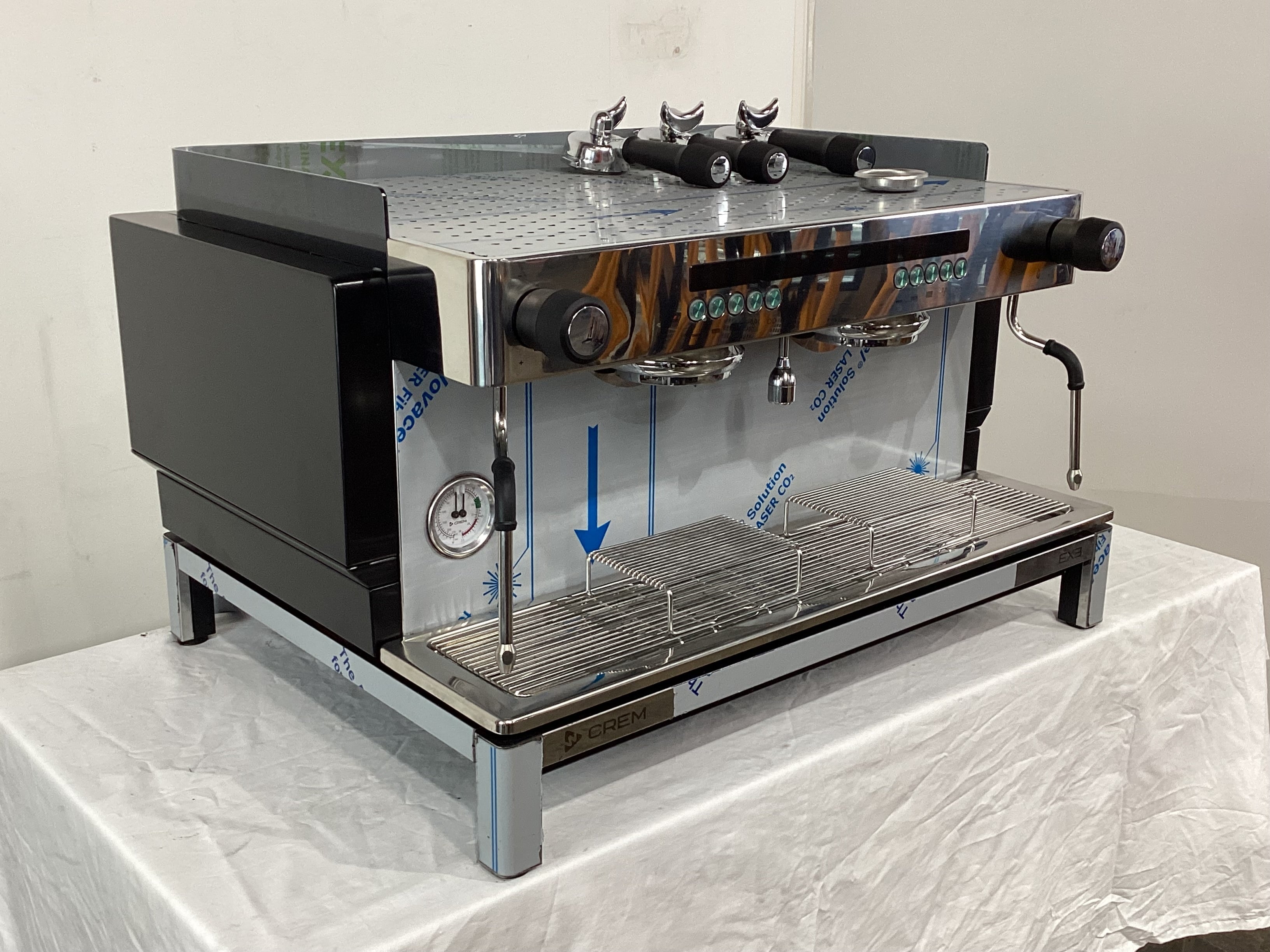 Expobar Crem EX3 2 Group Commercial Coffee Machine - Professional Espresso Maker for Cafes, Restaurants & Offices
