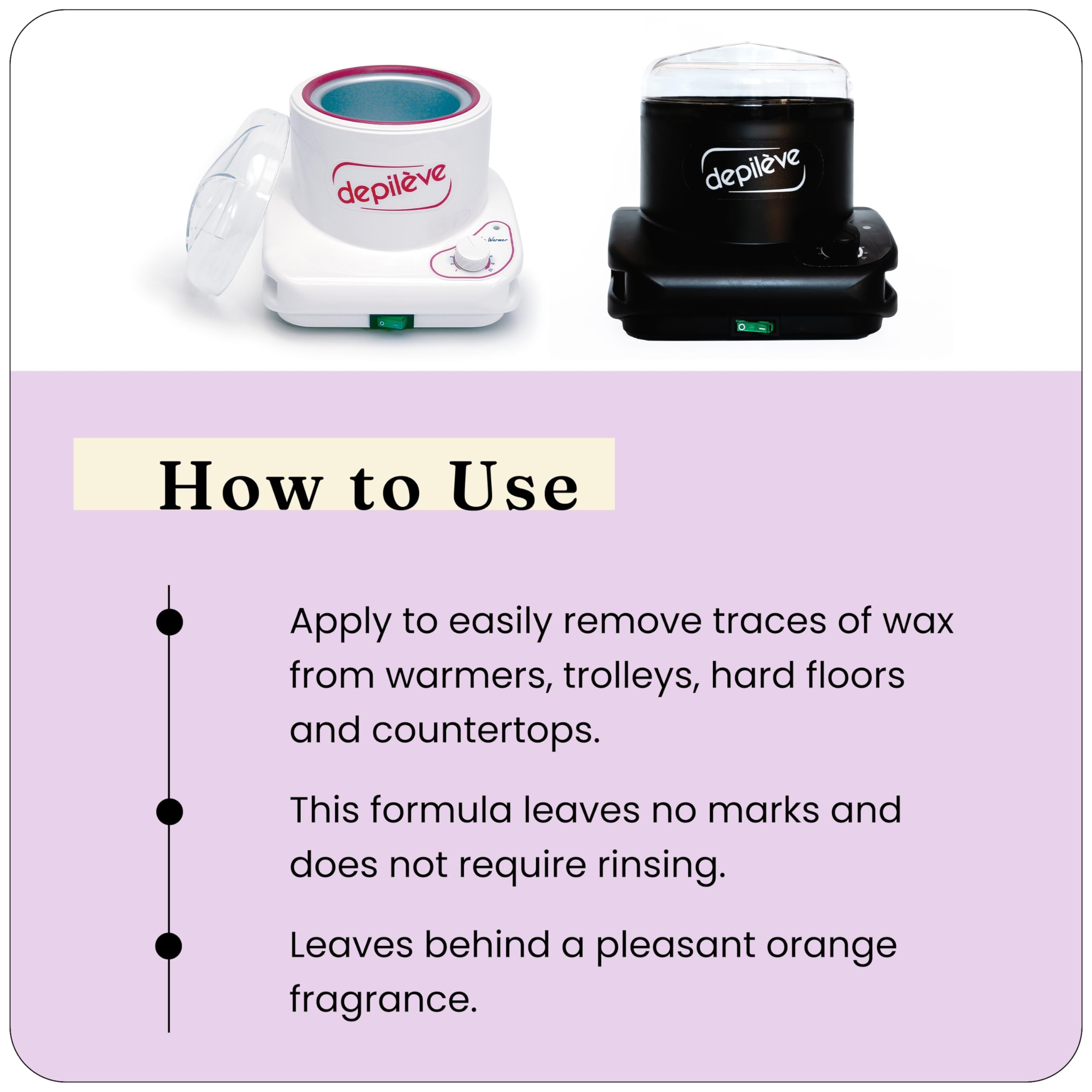 35oz Citric Wax Cleaner for Warmers & Equipment - Easy Clean, Non-Toxic & Fast-Acting | Perfect for Spa, Salon & Home Waxing Stations