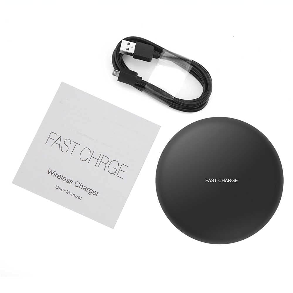 Fast Wireless Charger Pad 10W for Sharp Aquos EX SH-04E - Soft Touch Surface, Qi-Certified Charging Station for Home, Office & Travel