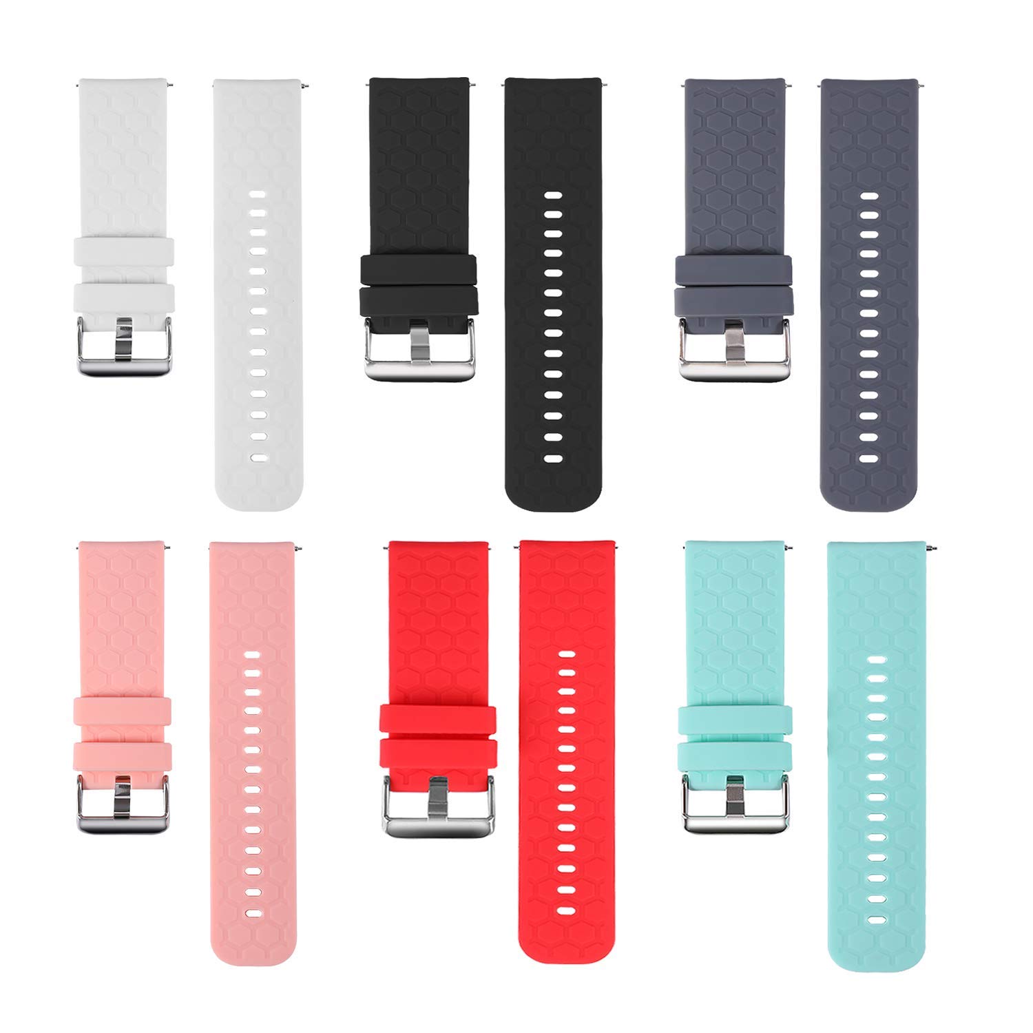 Premium Soft Silicone Watch Band - Compatible with WZWNEER Smartwatch, Adjustable Quick Release Replacement Strap | Perfect for Fitness, Workouts & Everyday Wear
