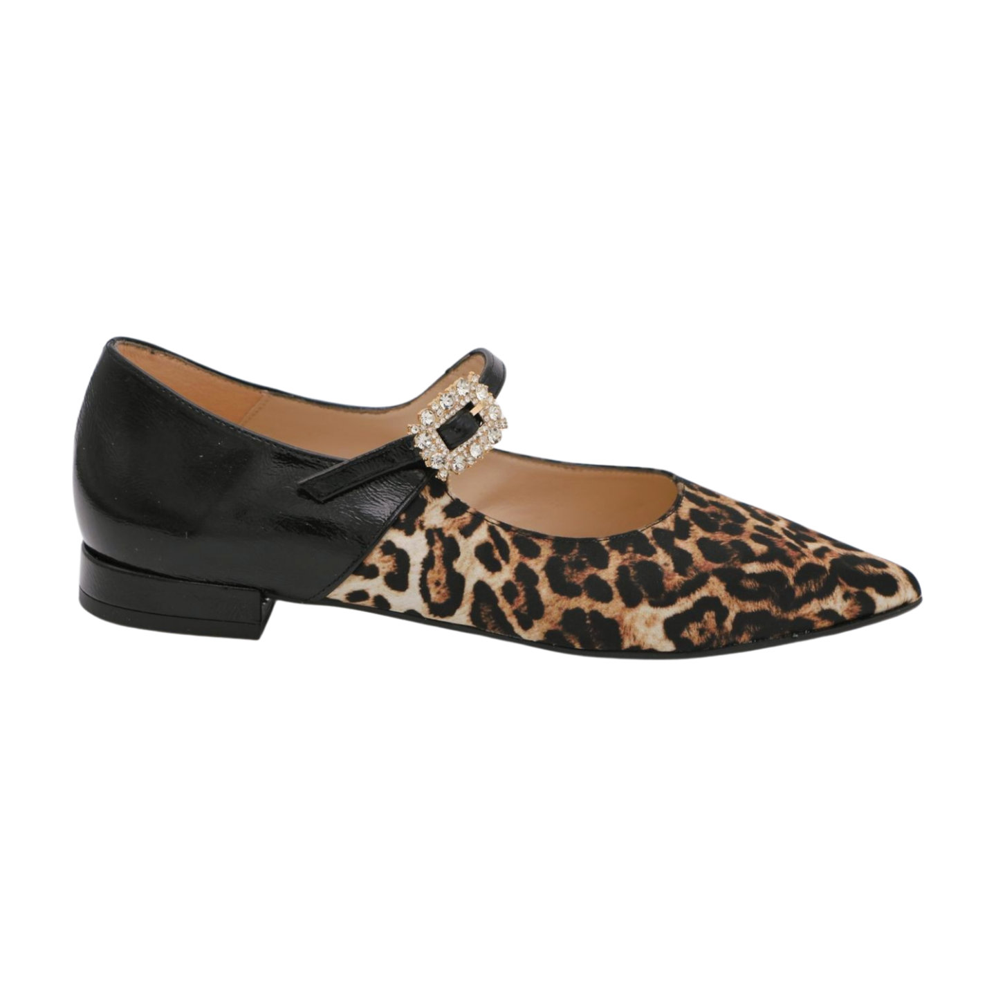 MARIAN Leopard Print Ballet Flats for Women - Comfortable Slip-On Jane Style Shoes for Casual Wear, Office & Dance