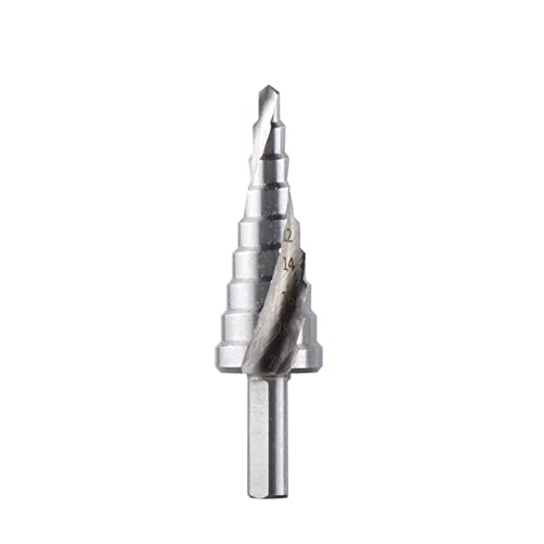 HSS Step Drill Bit Set 4-20mm - High Speed Steel Cone Drill Bits for Metal, Wood & Plastic - Perfect for DIY, Electrical Work & Plumbing Projects