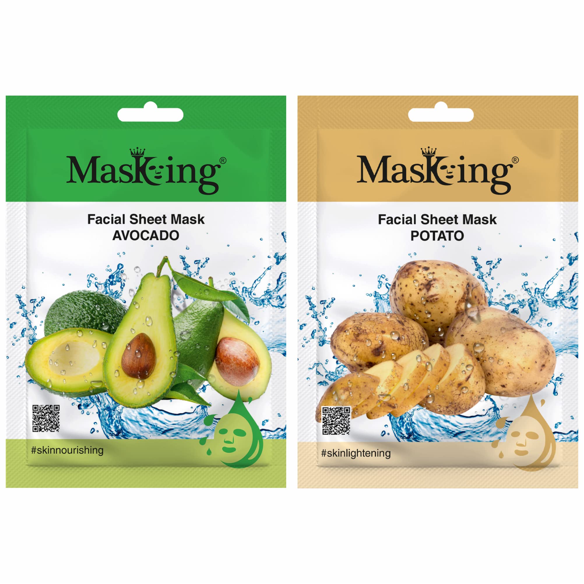 Jeju Volcanic Clay Facial Sheet Mask Set - Hydrating & Nourishing Skin Care for Women & Men, 4-Pack - Perfect for Daily Skincare Routine & Spa Night at Home