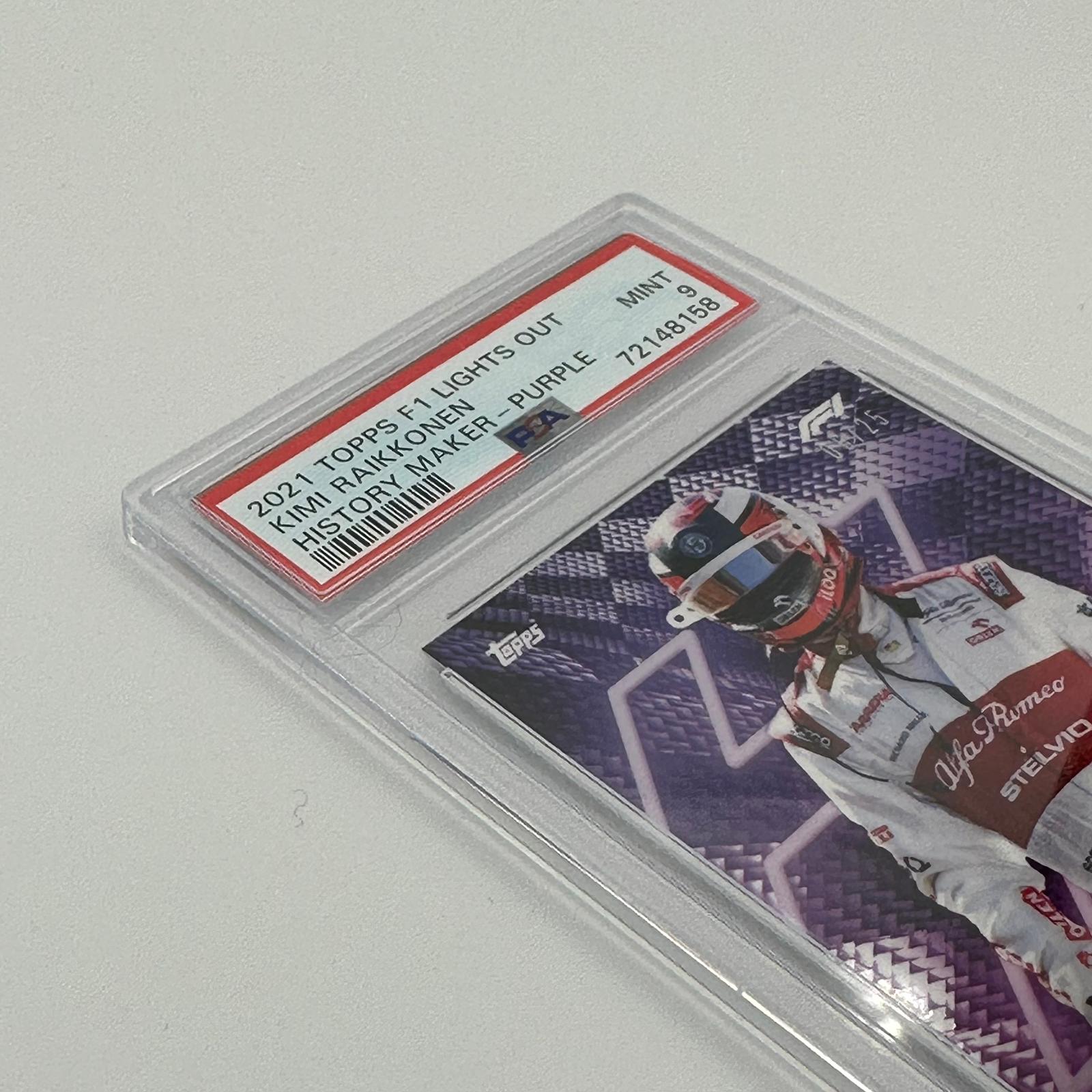 2006 Kimi Raikkonen History Maker PSA 9 Graded Trading Card - Perfect for F1 Memorabilia Collectors and Motorsport Fans Display