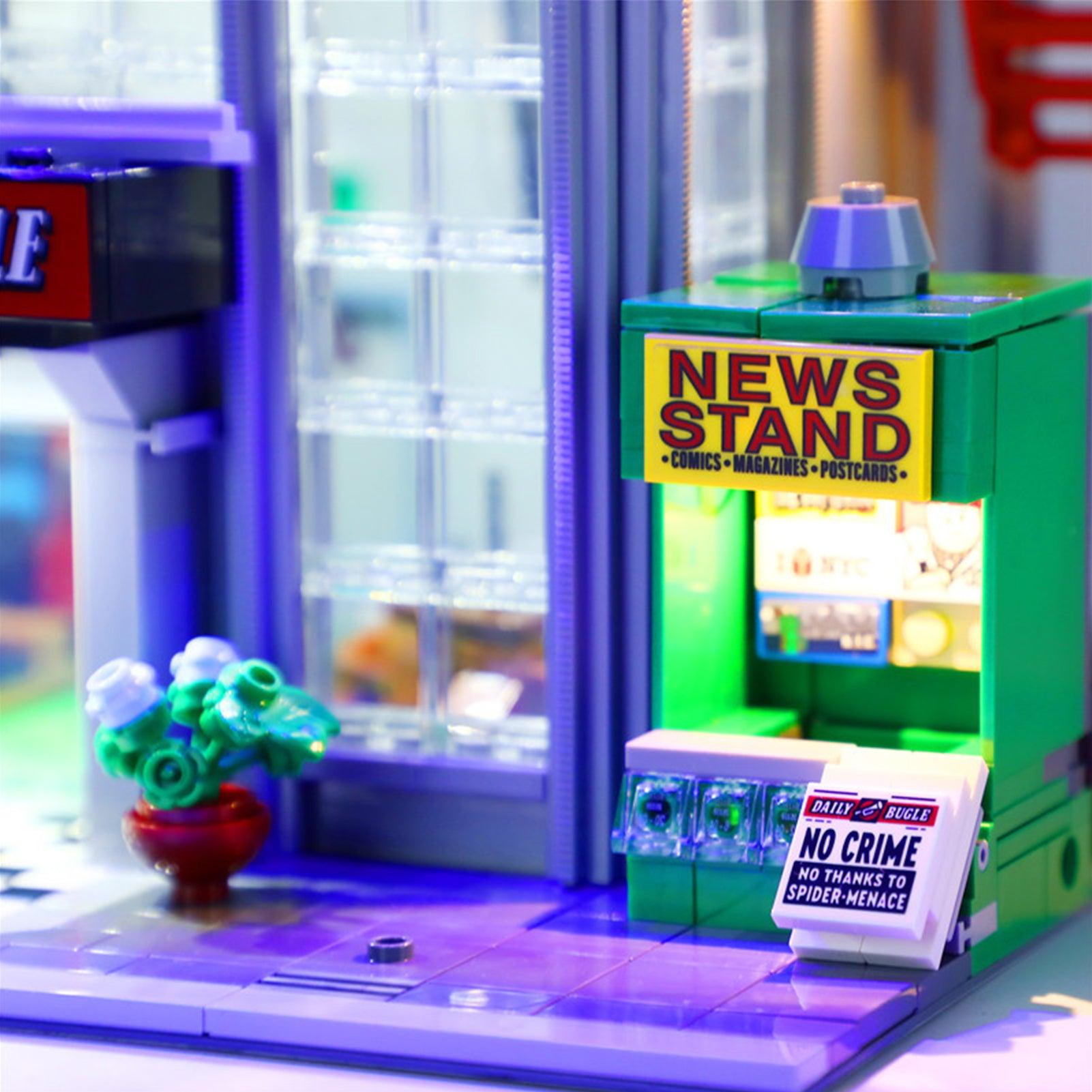 LEGO Light Kit for Daily Bugle Office Building 76178 - DIY Lighting Set for LEGO Marvel Superheroes Display & Home Decoration