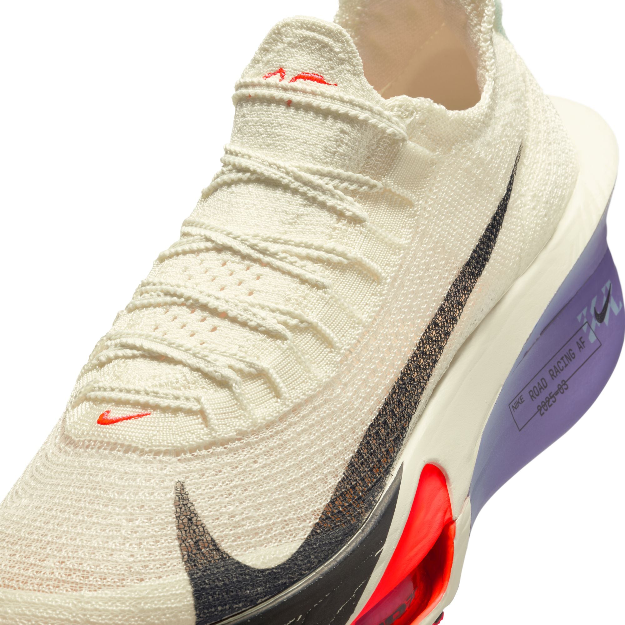Nike Women's Alphafly 3 Running Shoes - Coconut Milk/Off Noir Dusty Amethyst | Lightweight Cushioned for Marathon Training & Road Racing