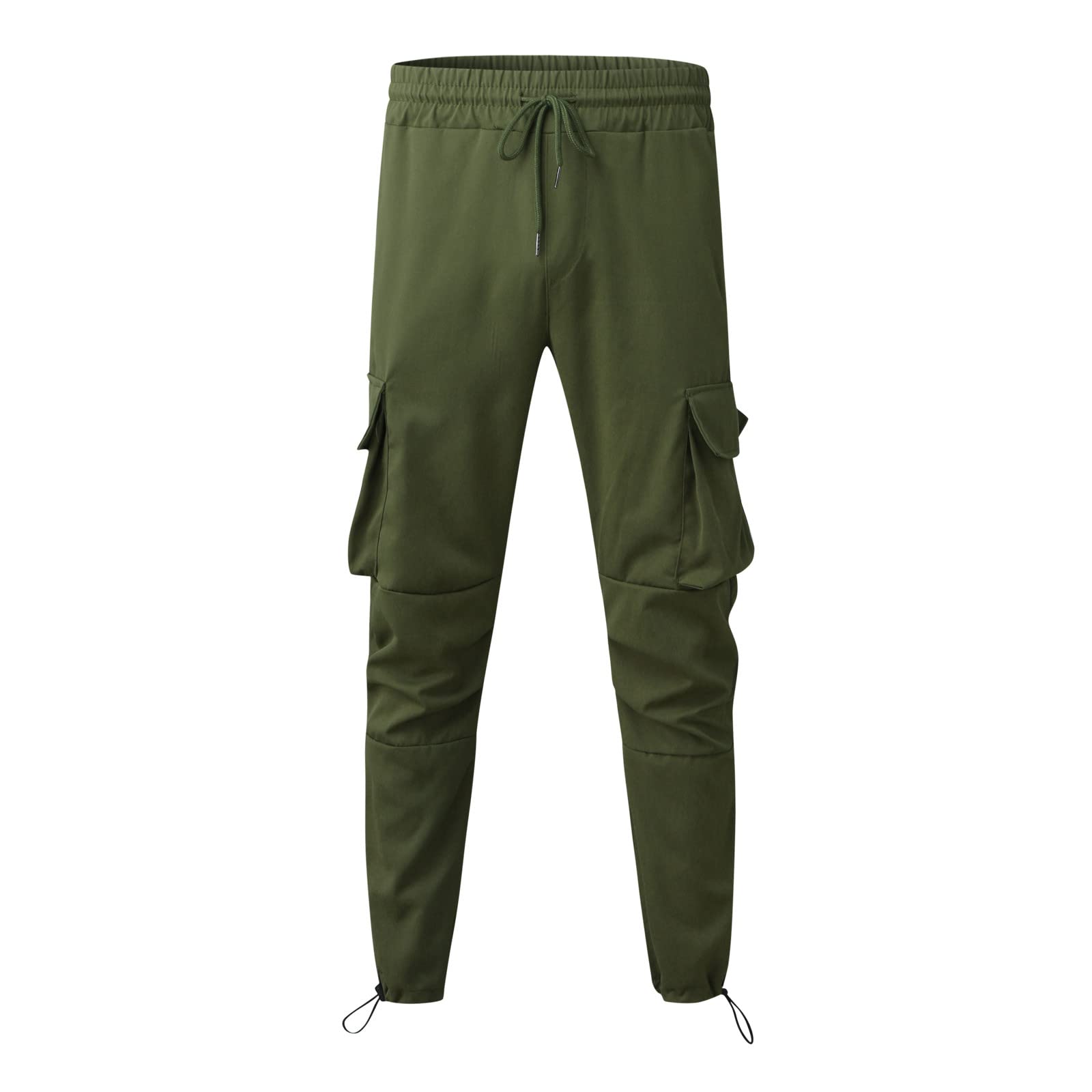 **Men's Soft Cargo Jogger Pants - Elastic Waist, Loose Fit, Stylish & Comfortable for Running, Work & Casual Wear**    *Perfect for Outdoor Activities, Gym, Travel & Everyday Comfort*