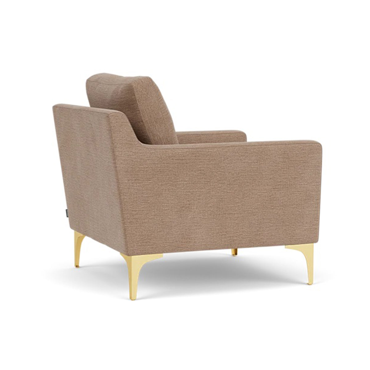 Astha Fabric Armchair - Modern Upholstered Accent Chair for Living Room, Bedroom & Office - Comfortable Lounge Chair with Soft Fabric & Sturdy Frame