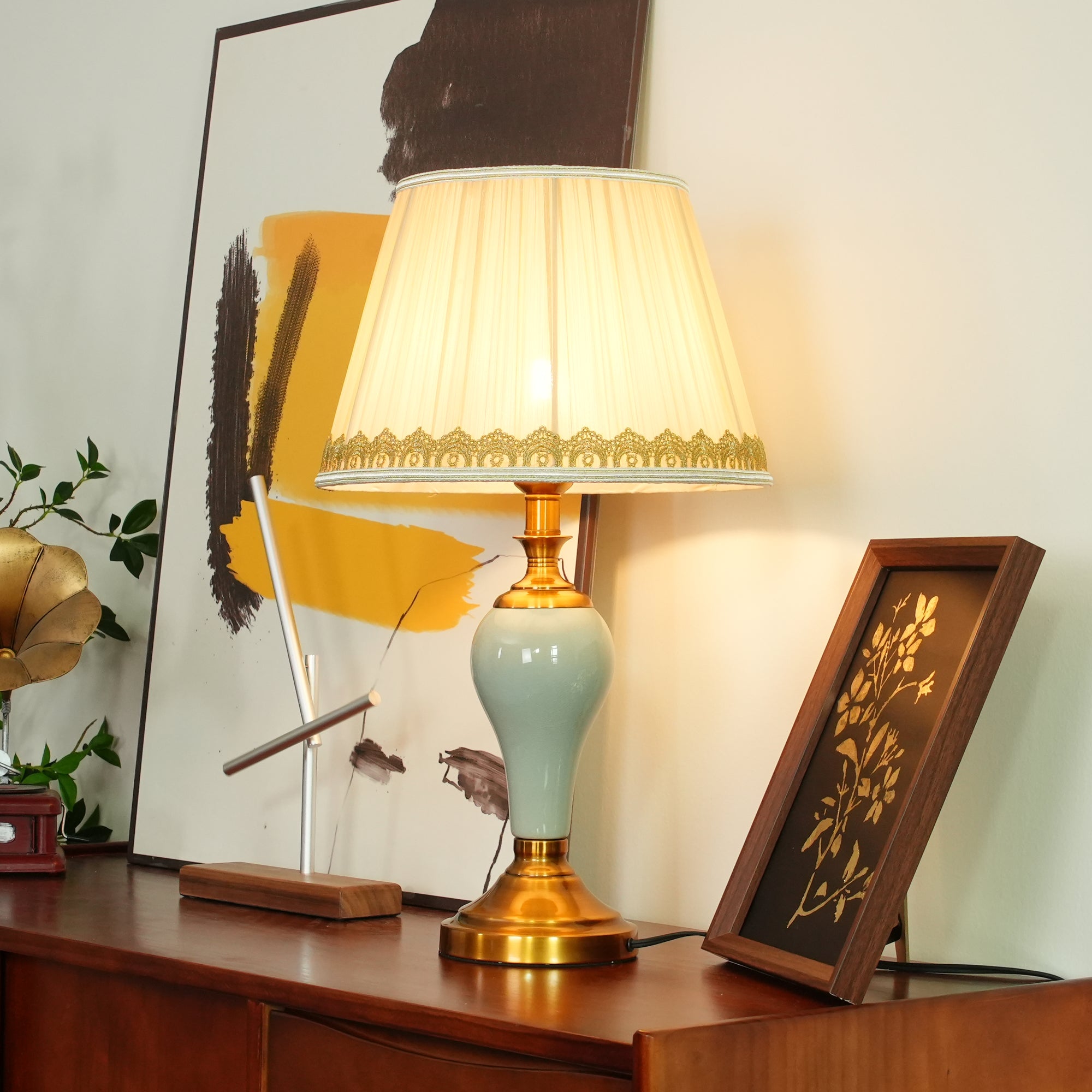 Modern LED Desk Lamp with Adjustable Brightness & Color Temperature - Perfect for Home Office, Study, and Reading
