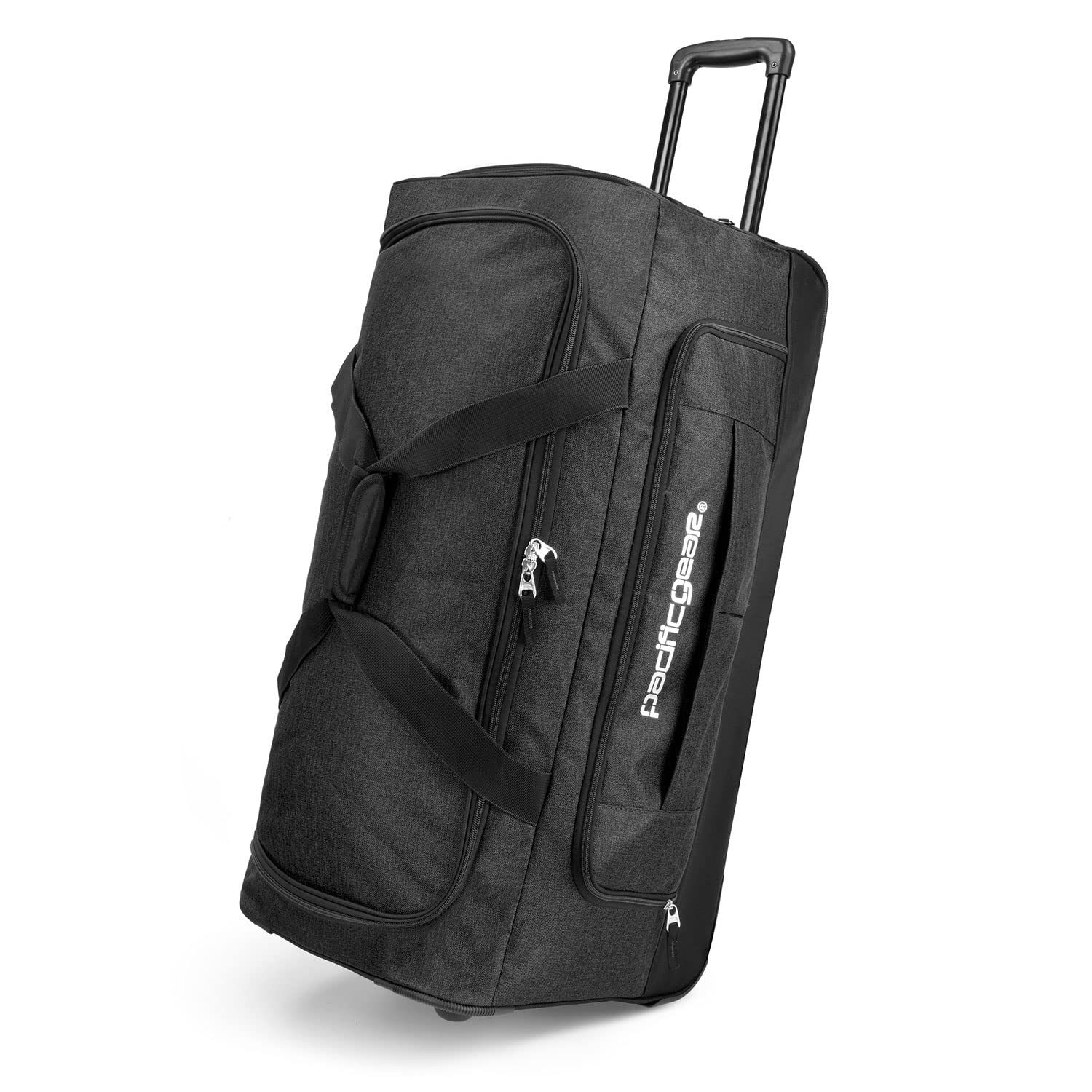 Pacific Gear 30-inch Rolling Duffel Bag with Wheels - Heavy Duty Hockey & Travel Luggage for Sports Equipment & Airplane Carry-On