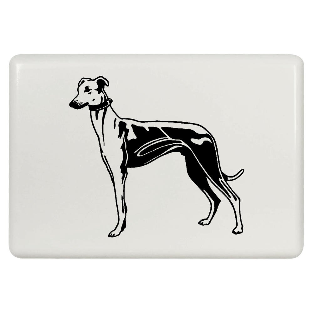 Azeeda Greyhound Dog Fridge Magnet - Strong Adhesive, Durable Ceramic - Perfect for Refrigerators, Lockers & Office Decor (FM00017550)