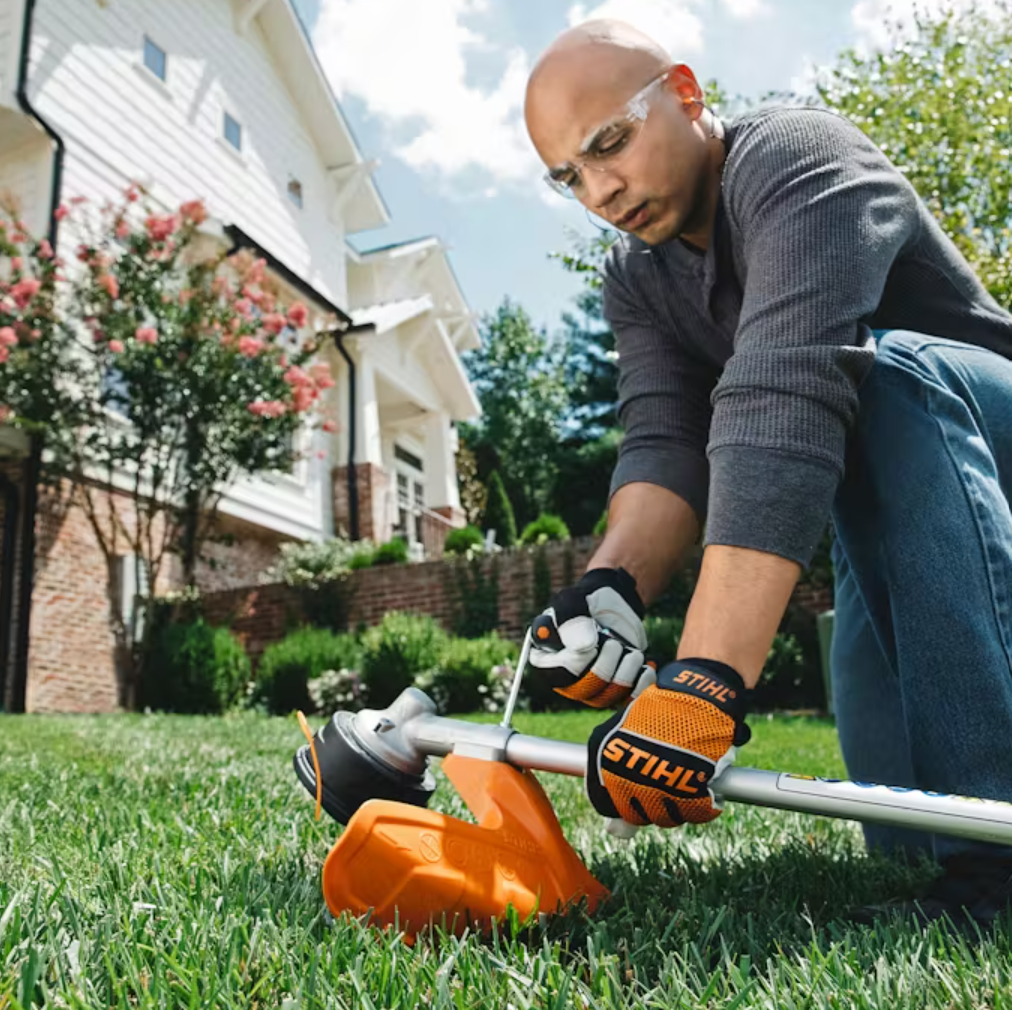STIHL FS KM Straight Shaft Trimmer Attachment - Professional Grass Trimmer & Brush Cutter for Lawn Care, Yard Maintenance & Landscaping