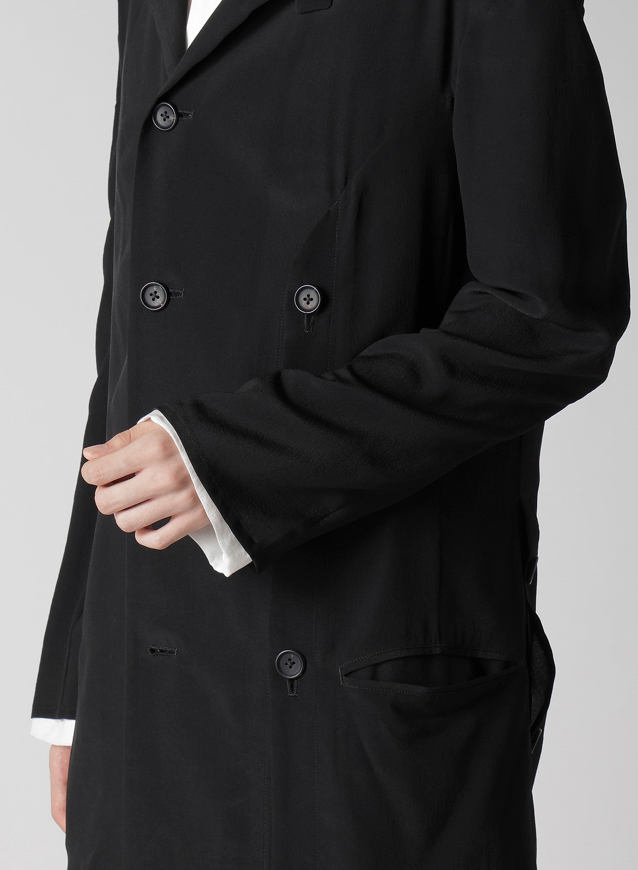 12M Silk Decine Stand Collar ASM Jacket - Elegant Baby Outerwear for Special Occasions & Family Photos