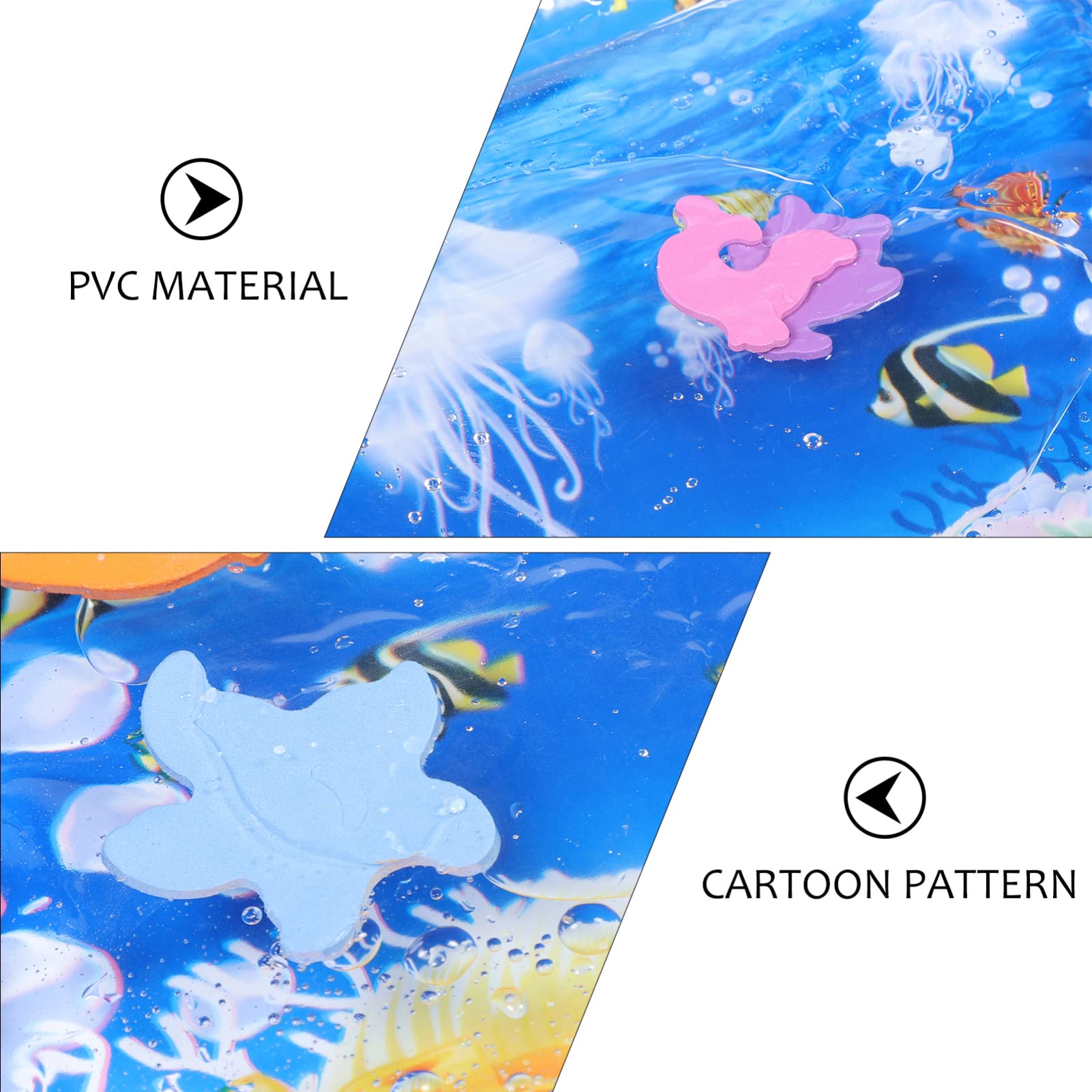 GREENADSCAPE 充气水垫 带镜面夏季玩具 PVC材质 户外水上乐园 家庭聚会 儿童戏水必备