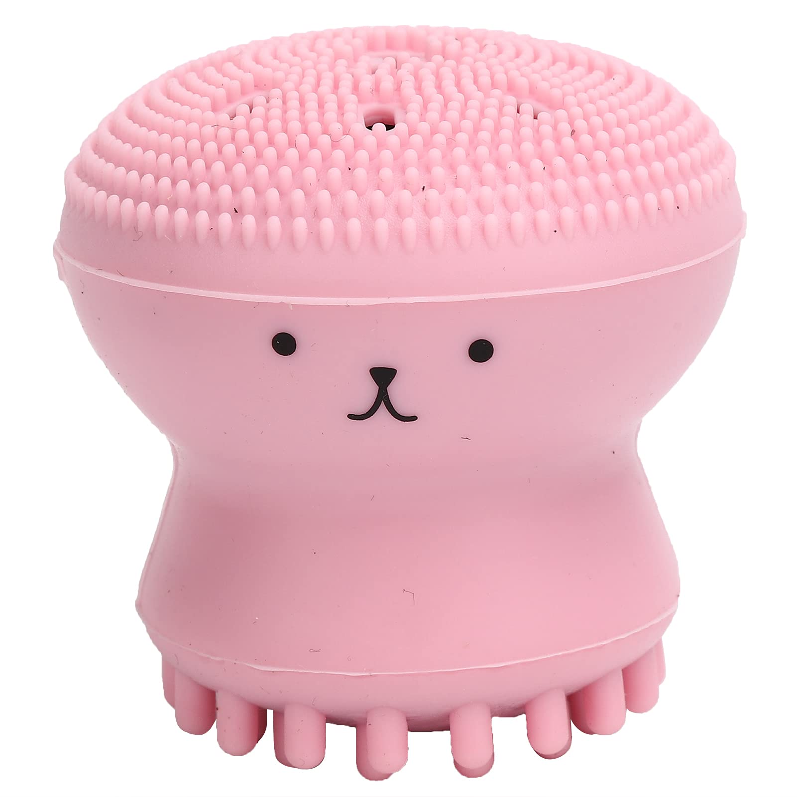 Premium Dog & Cat Bath Brush - Soft Silicone Pet Shower Brush with Ergonomic Handle for Gentle Grooming (Pink Bubble Brush) - Perfect for Bath Time, Shedding Control & Massage at Home or Pet Salon