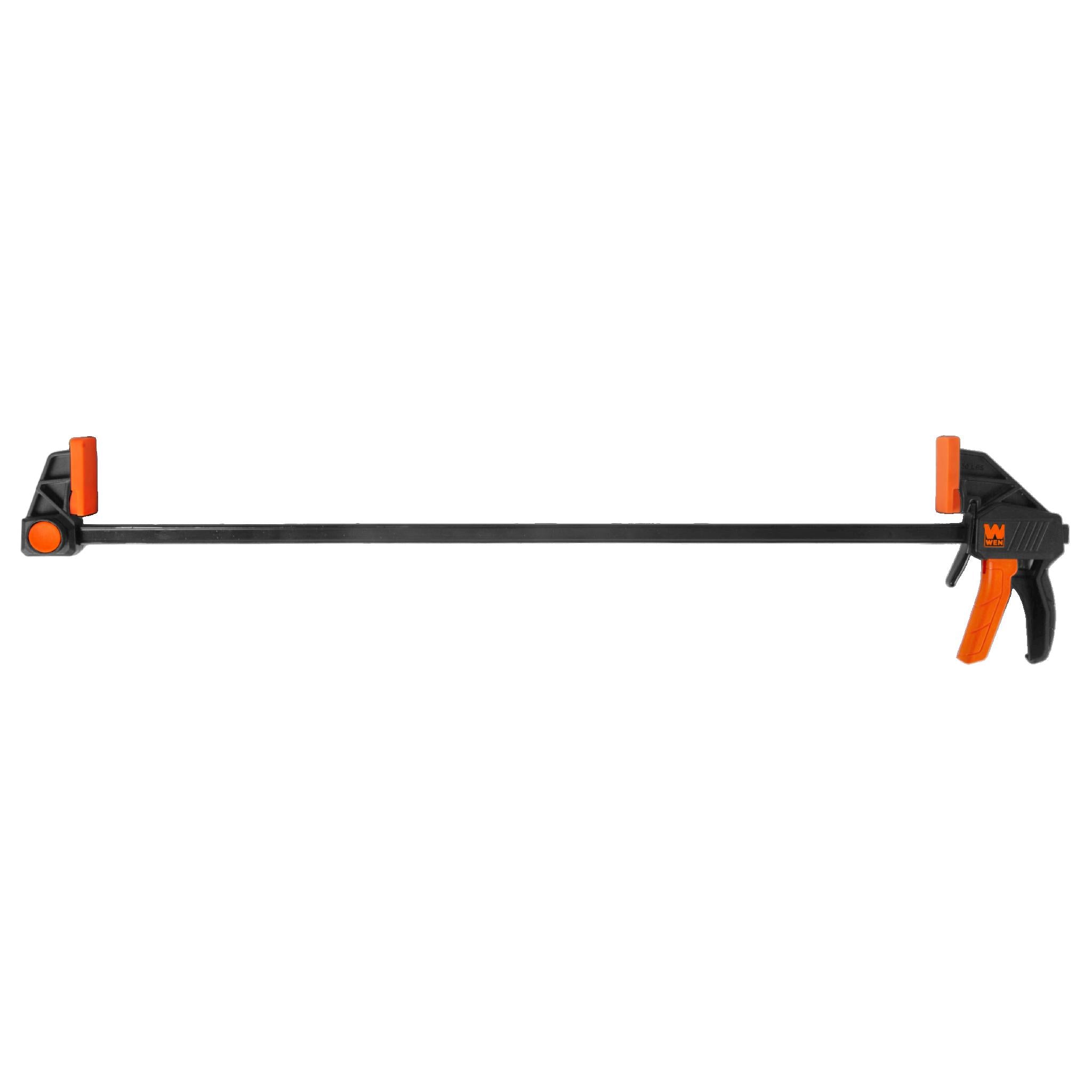 WEN CLR242 24-Inch Heavy Duty Steel Bar Clamps & Spreaders - 2-Pack with 2.3-Inch Throat | Perfect for Woodworking, DIY Projects, and Furniture Repair
