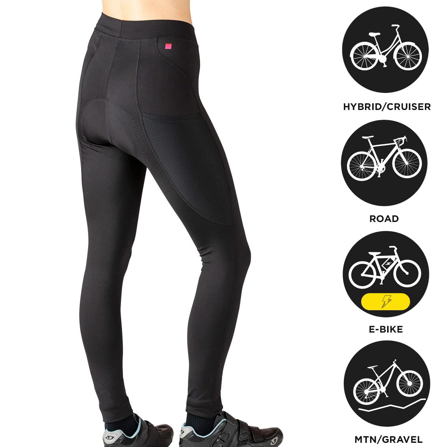 Women's Thermal Cycling Pants with Padded Seat - 29